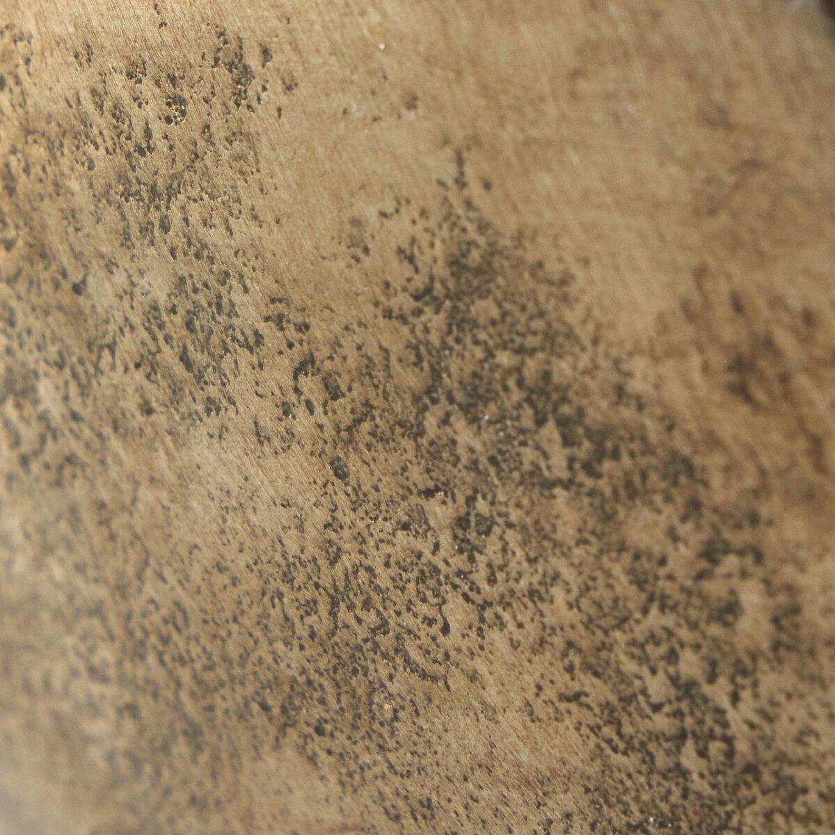 Jagen Outdoor Bowl - Rustic Cast Aluminum.