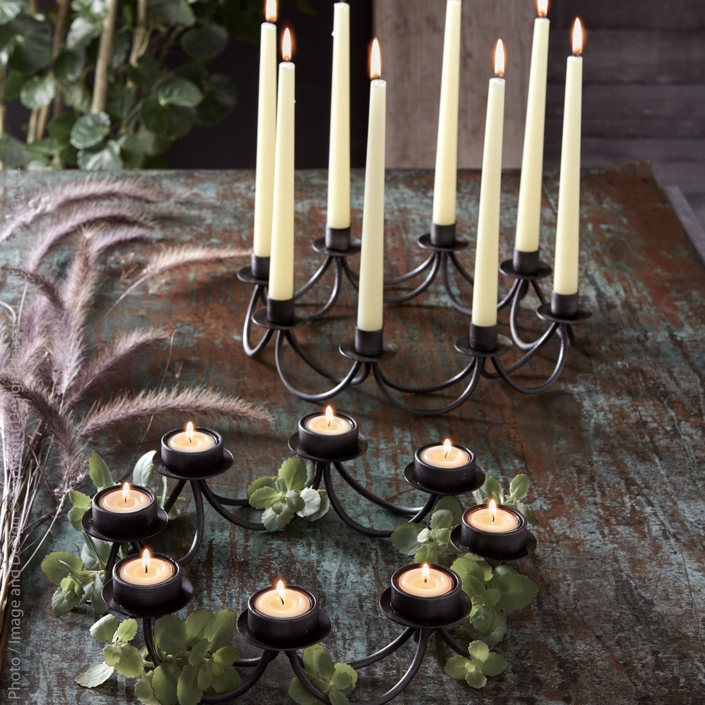 Jasper™ Tealight Wreath.