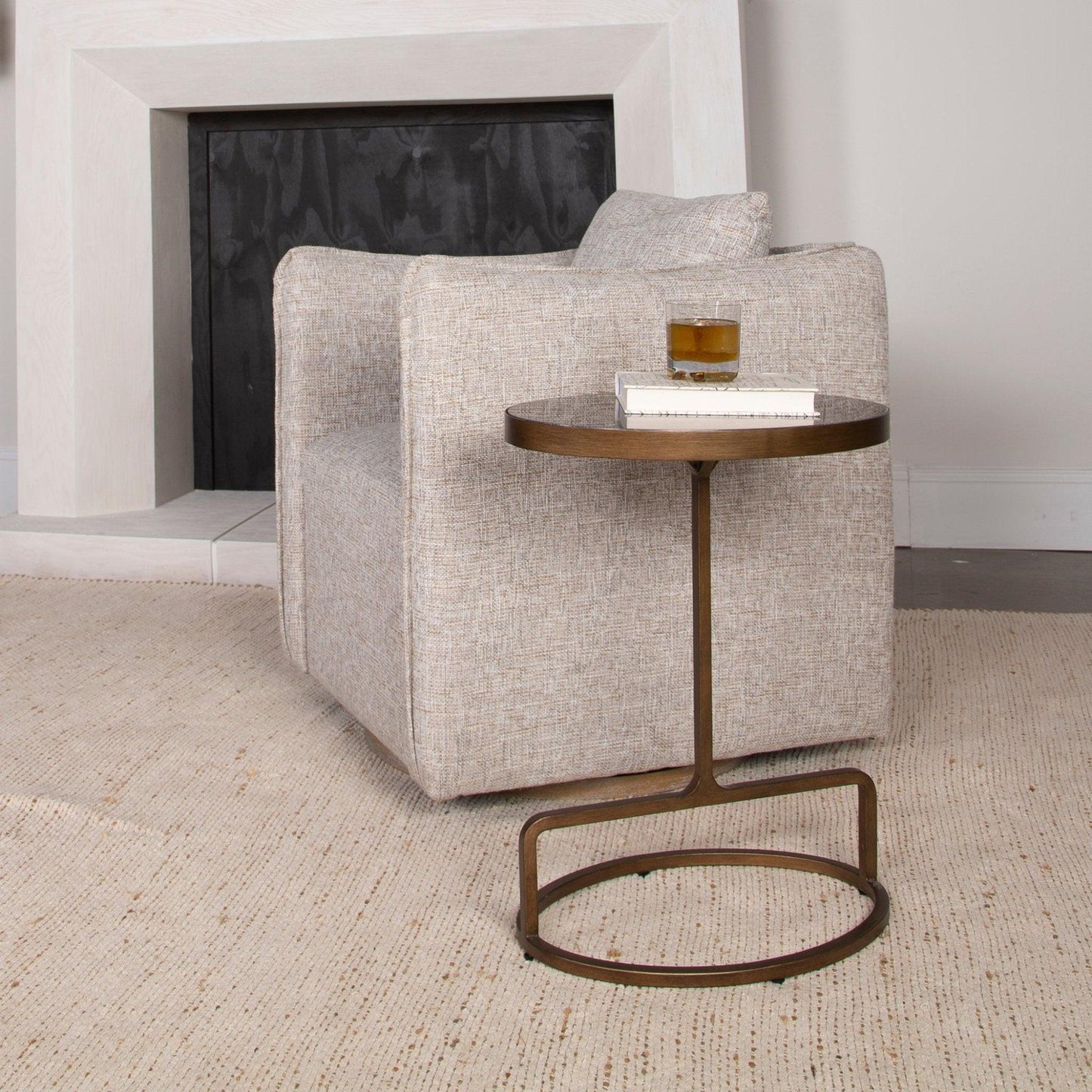 Jessenia Stone Accent Table.