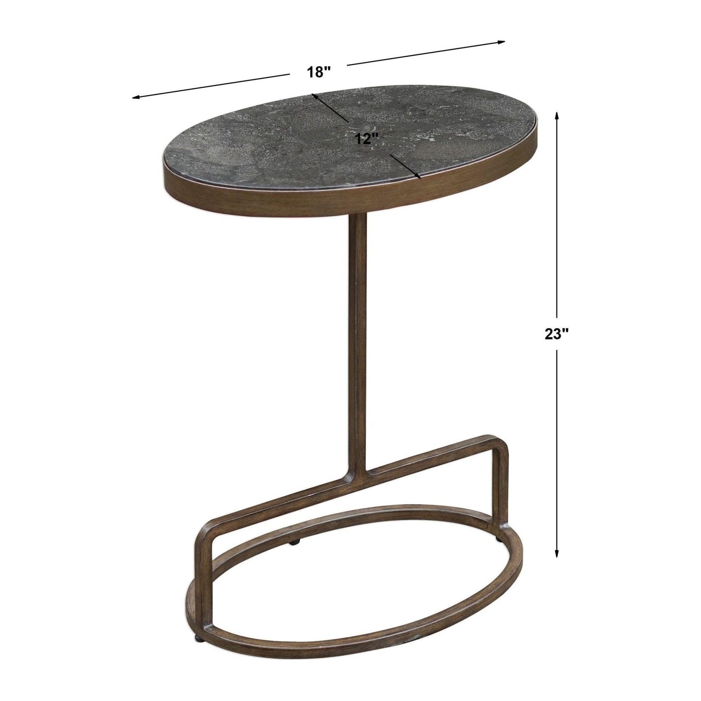 Jessenia Stone Accent Table.