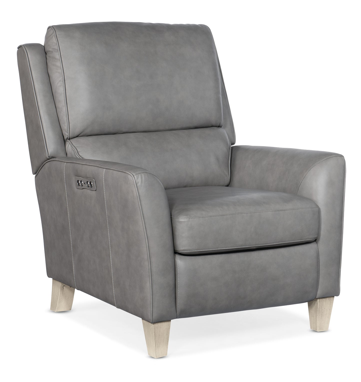 Dunes Power Recliner with Power Headrest - Aline Light Gray.