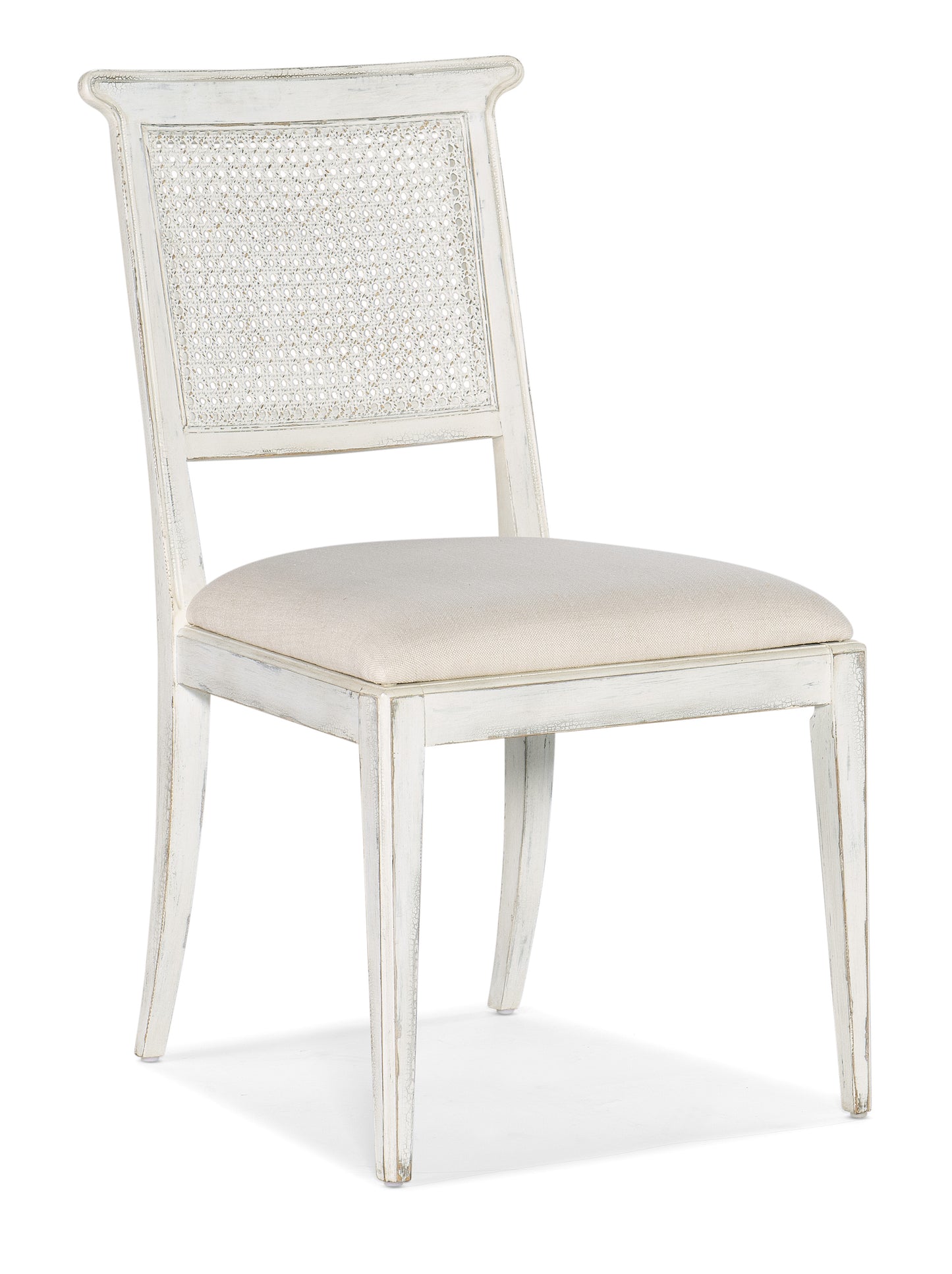 Charleston Upholstered Seat Side Chair - Magnolia White.