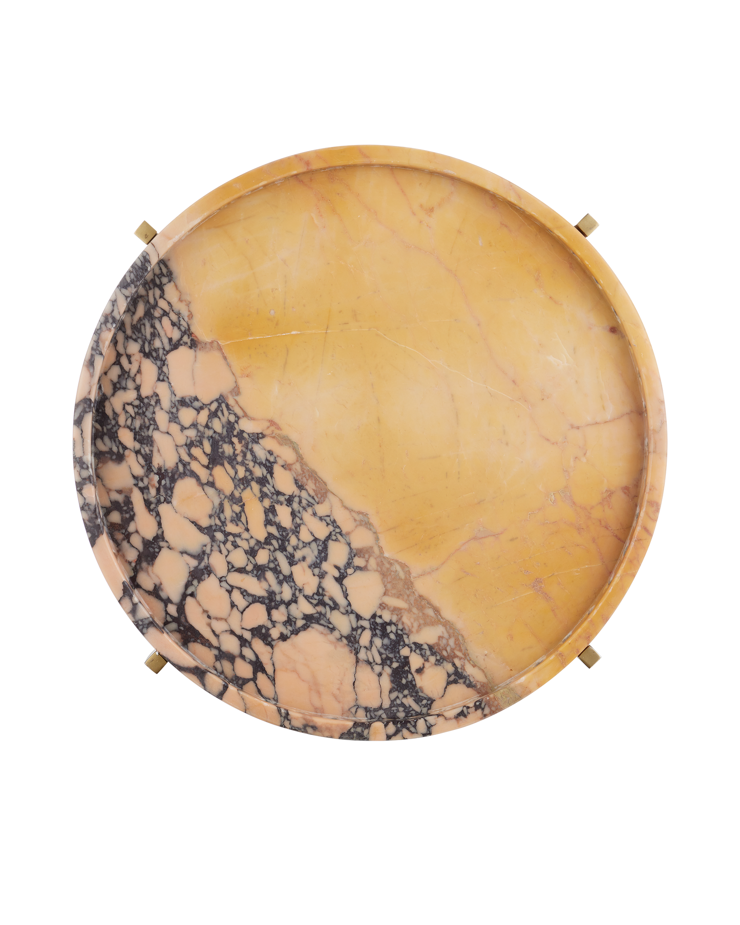 Freya Purple Breccia Accent Table.