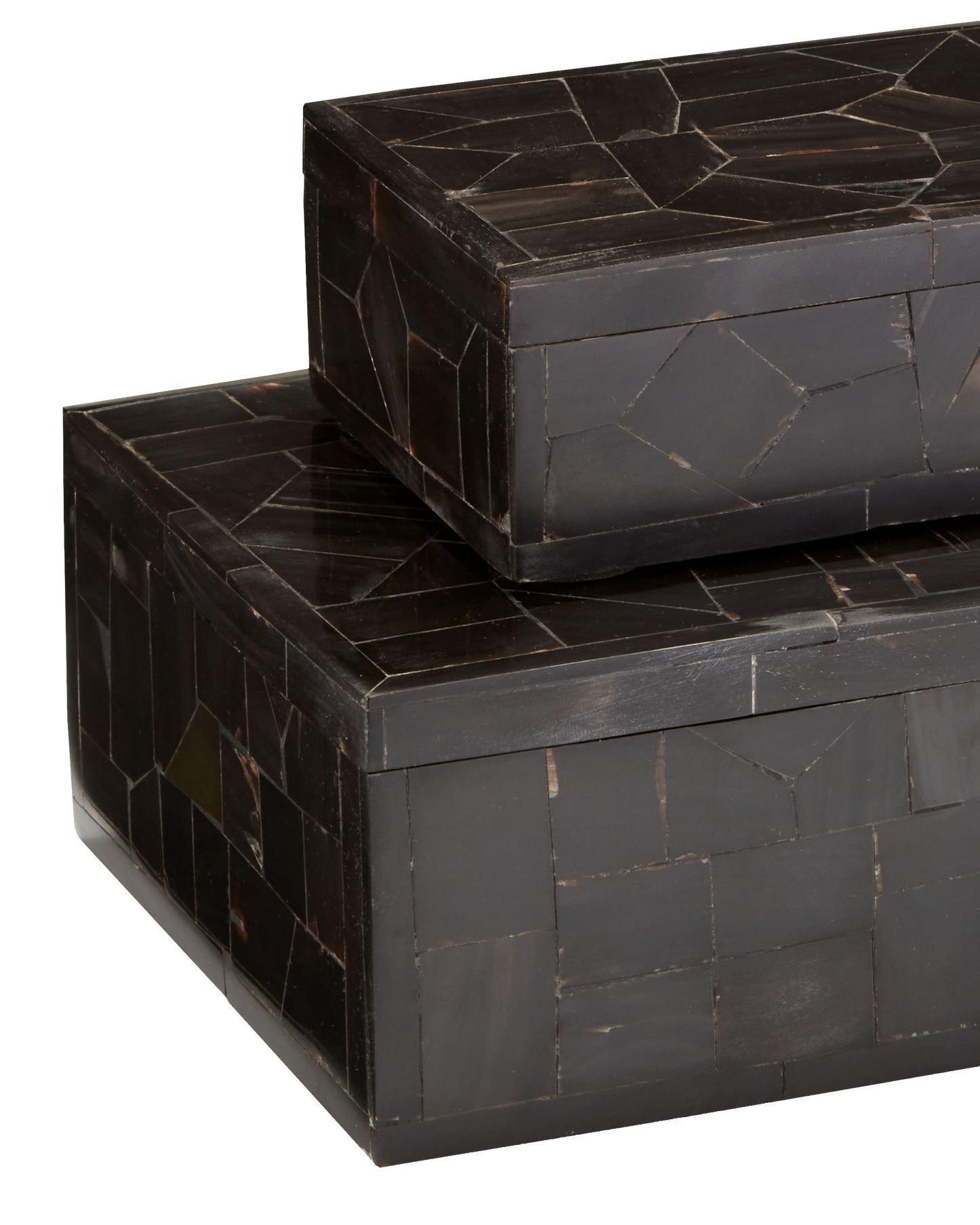 Black Bone Mosaic Box Set of 2.