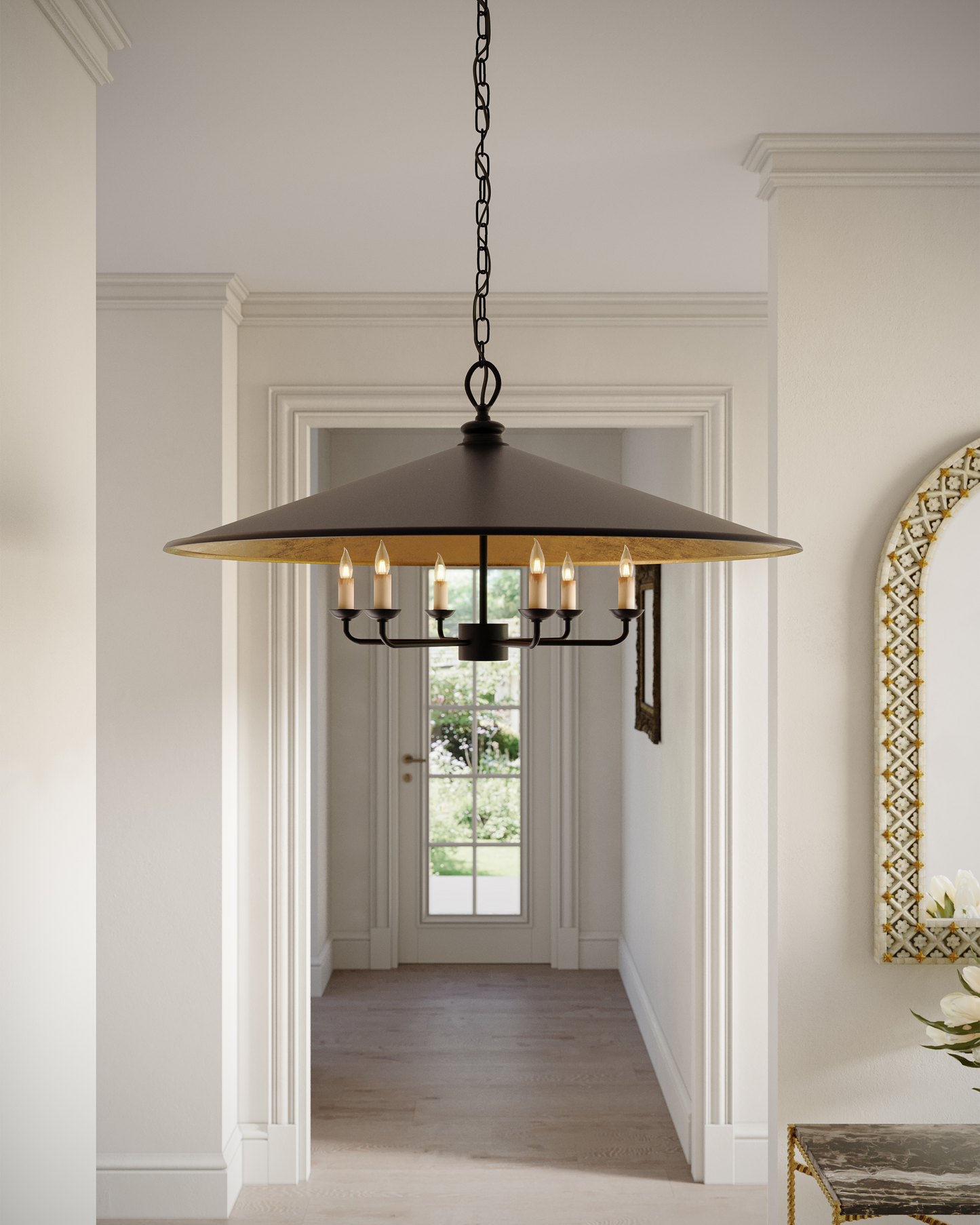 Brussels Black Chandelier.