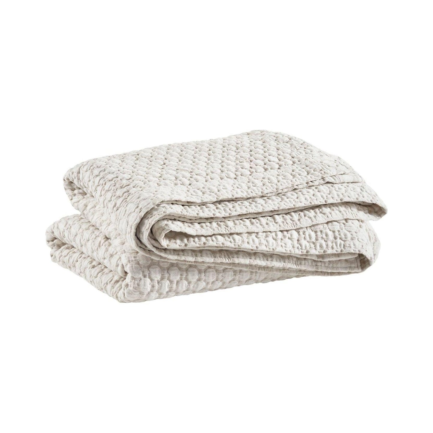 Lodi Sand Matelassé Coverlet - King.