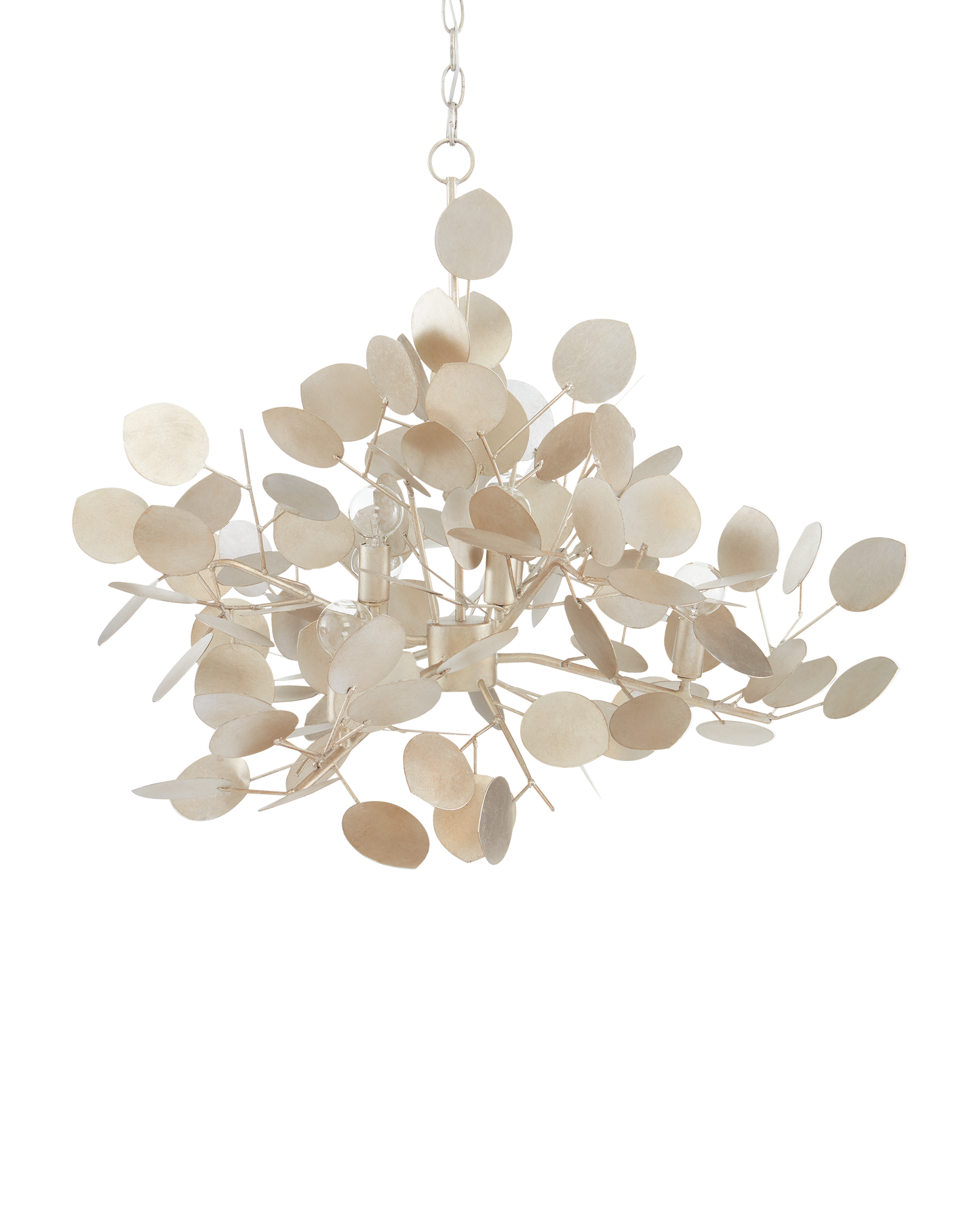 Lunaria Large Silver Chandelier.