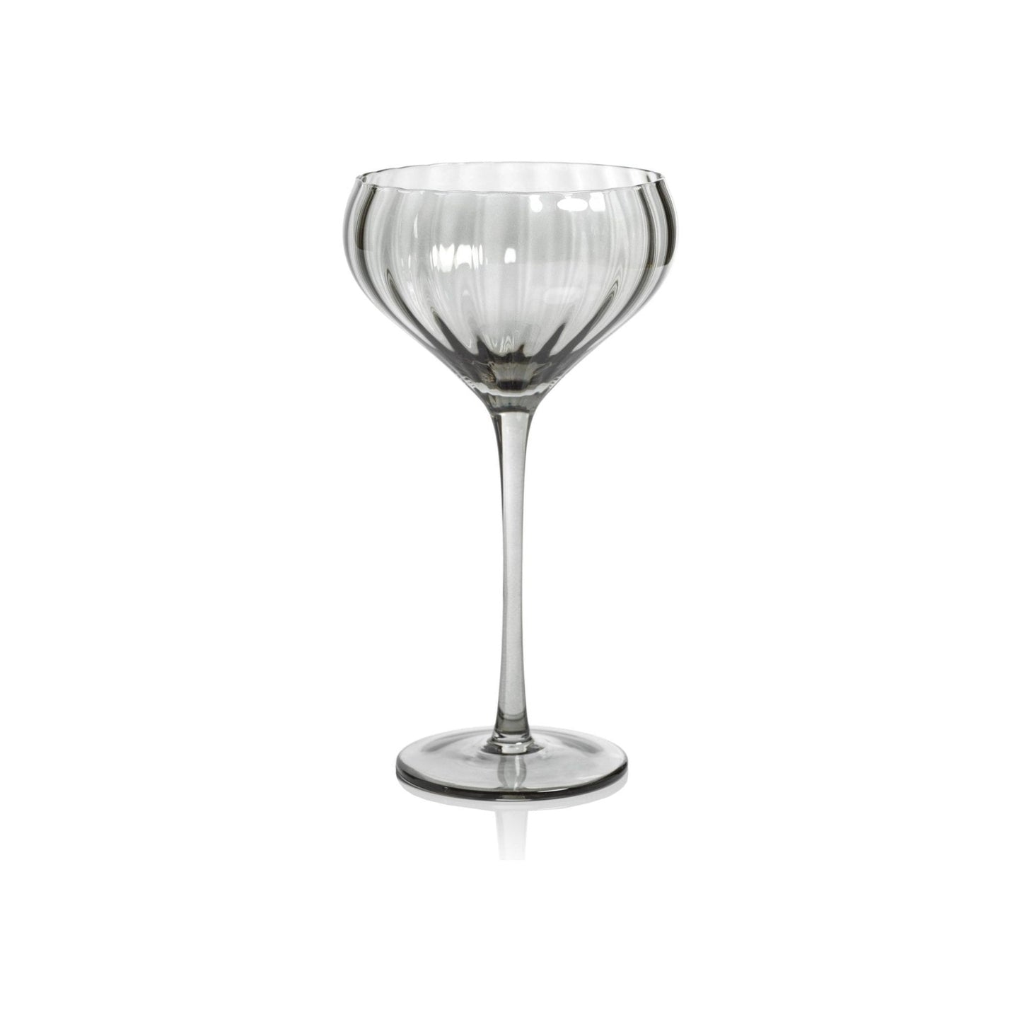 Madeleine Optic Cocktail Smoke Glass - Set of 4.