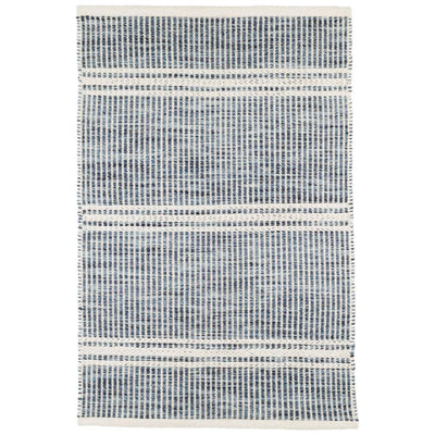 Malta Blue Handwoven Wool Rug