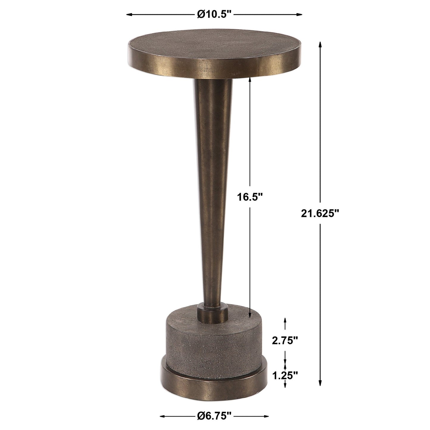 Masika Bronze Accent Table.
