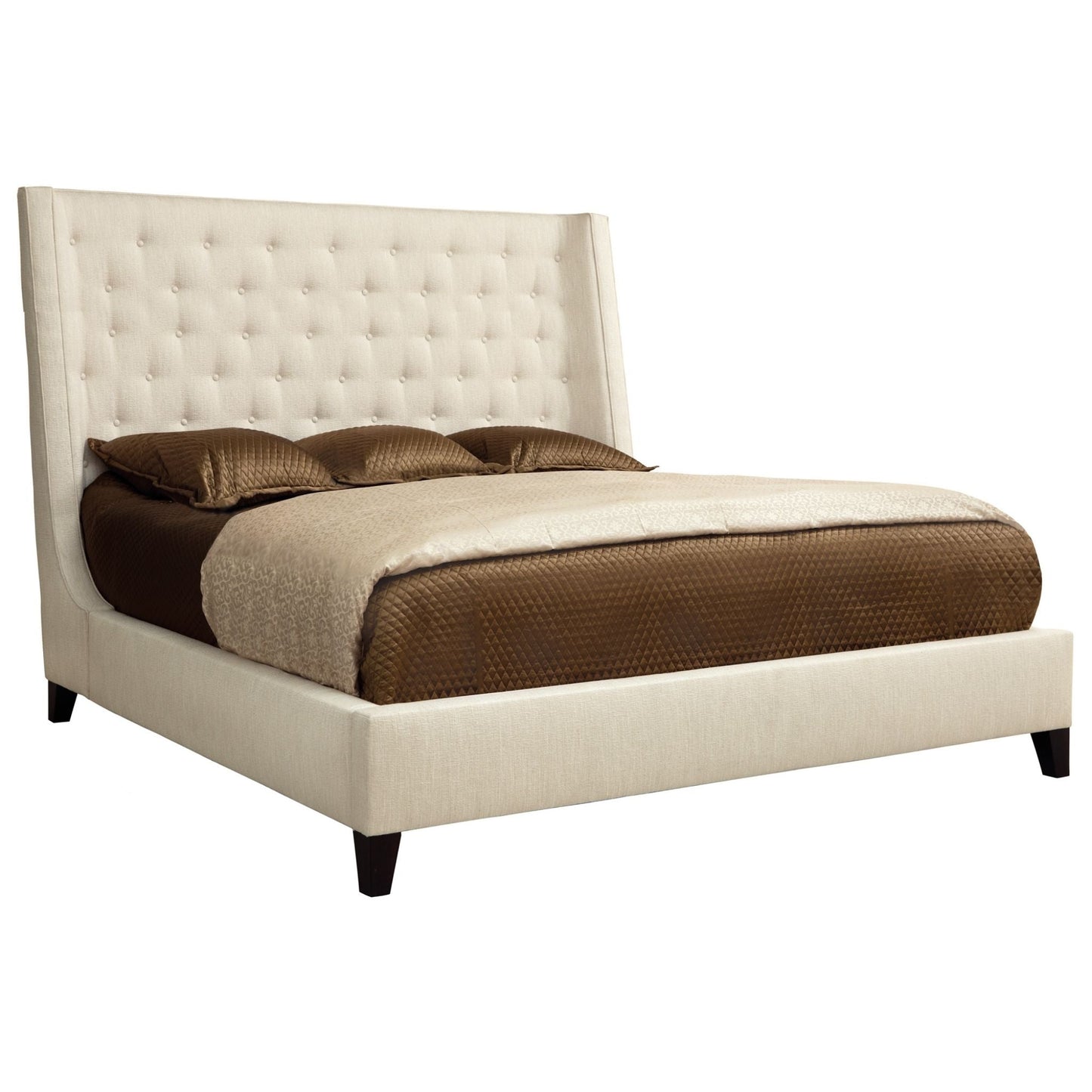 Maxime Wing Extended King Bed – Custom.
