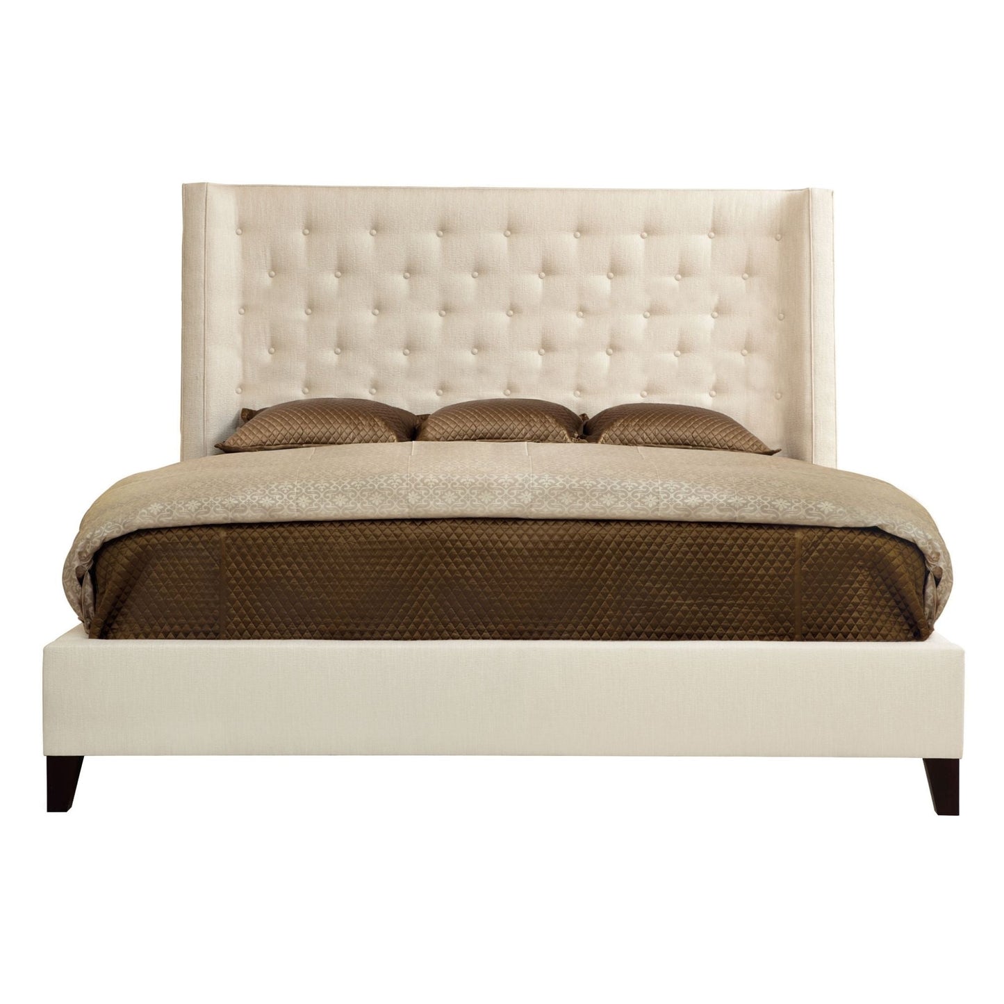 Maxime Wing Extended King Bed – Custom.