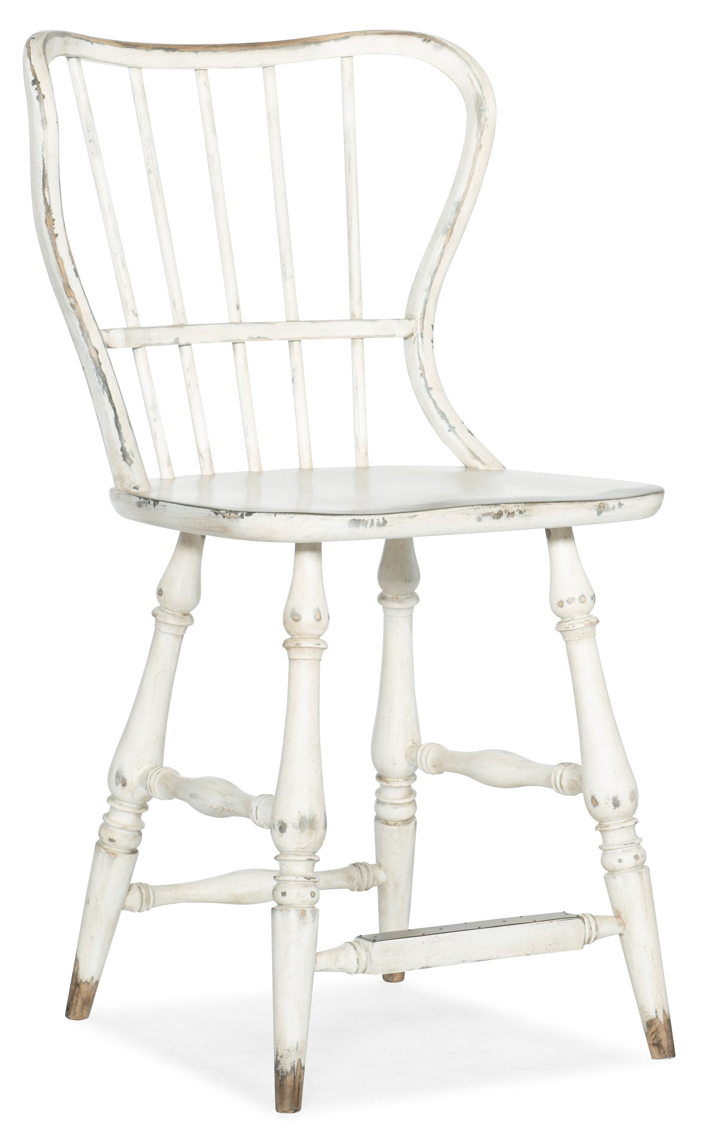 Ciao Bella Spindle Back Counter Stool-White.