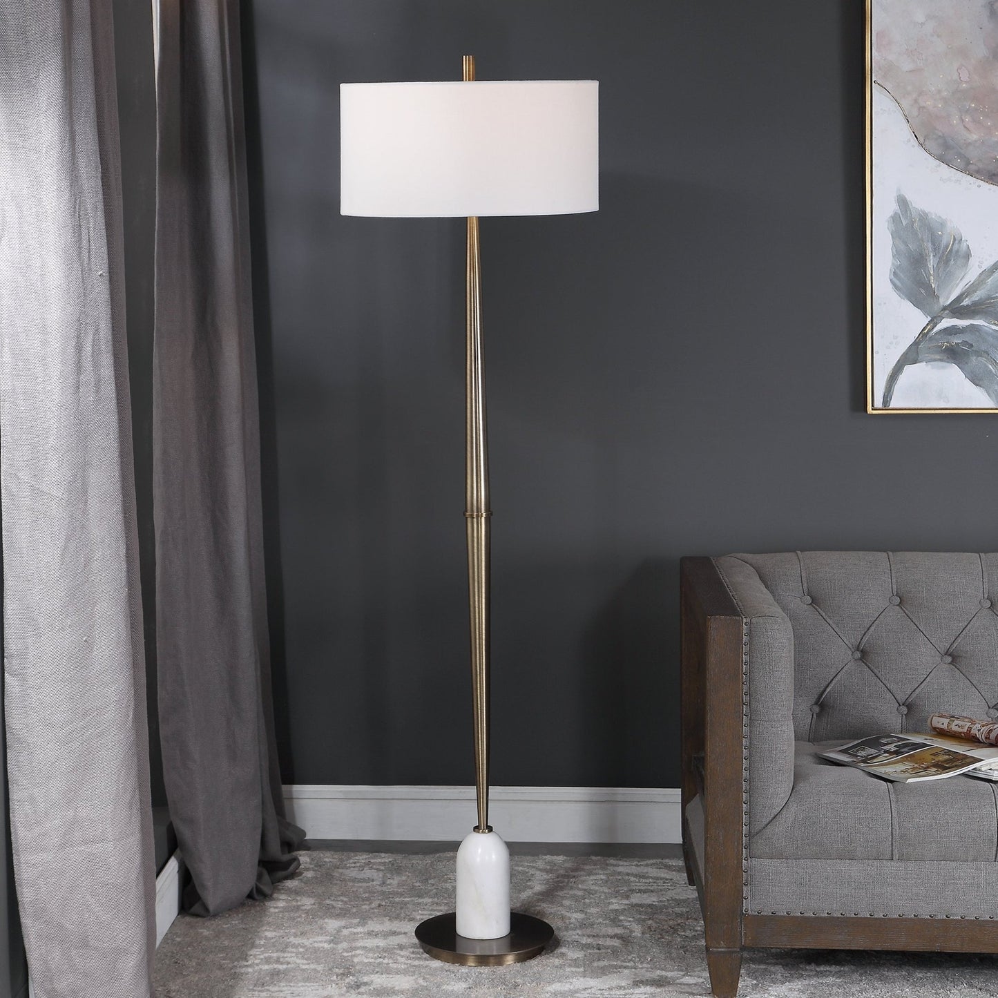 Minette Mid-Century Floor Lamp.
