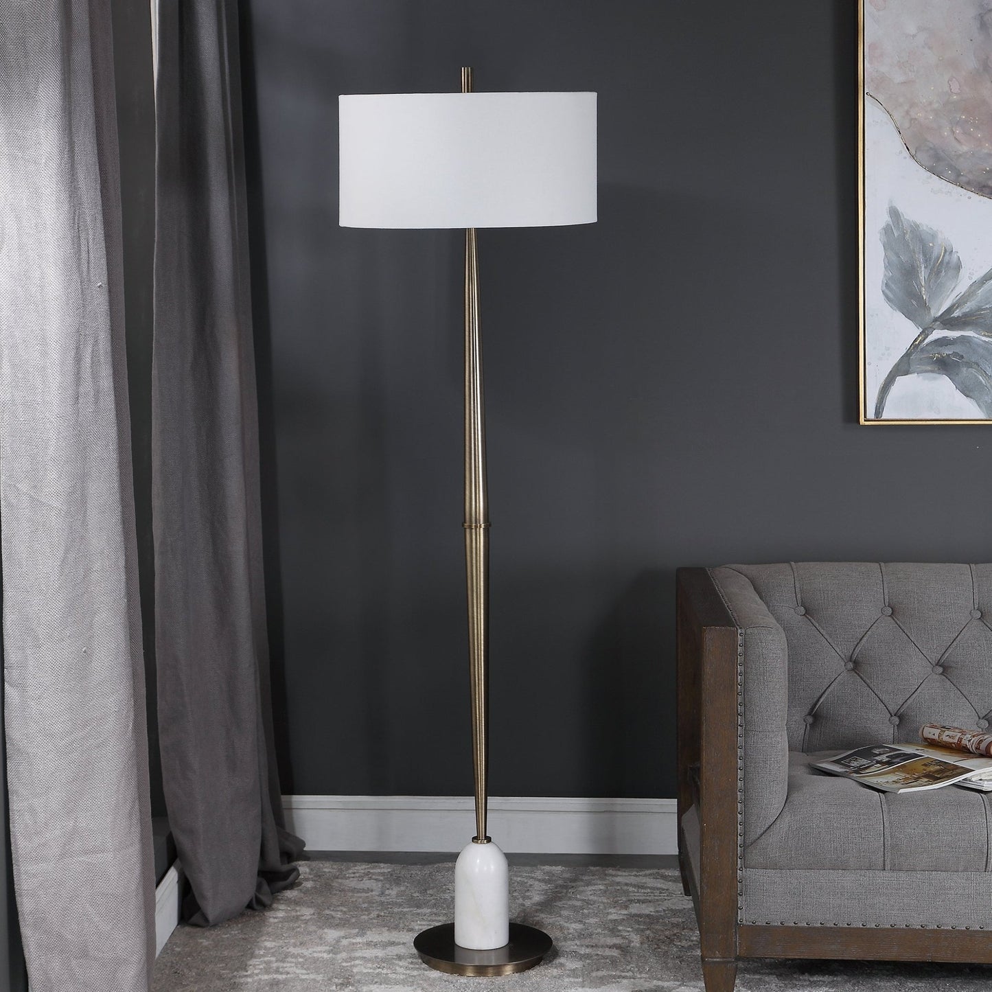 Minette Mid-Century Floor Lamp.
