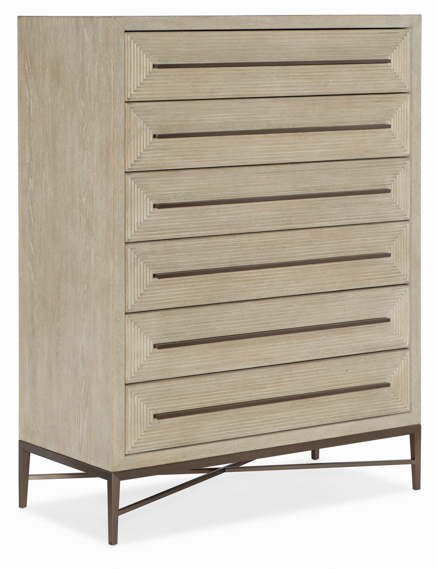 Cascade Six-Drawer Chest.