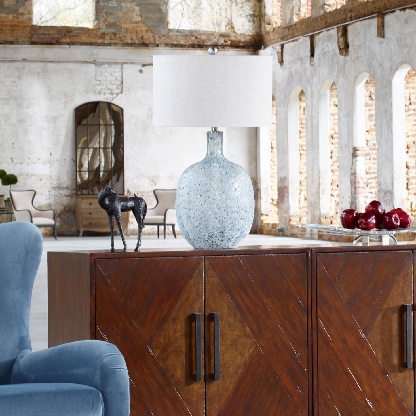 Oceaonna Glass Table Lamp.