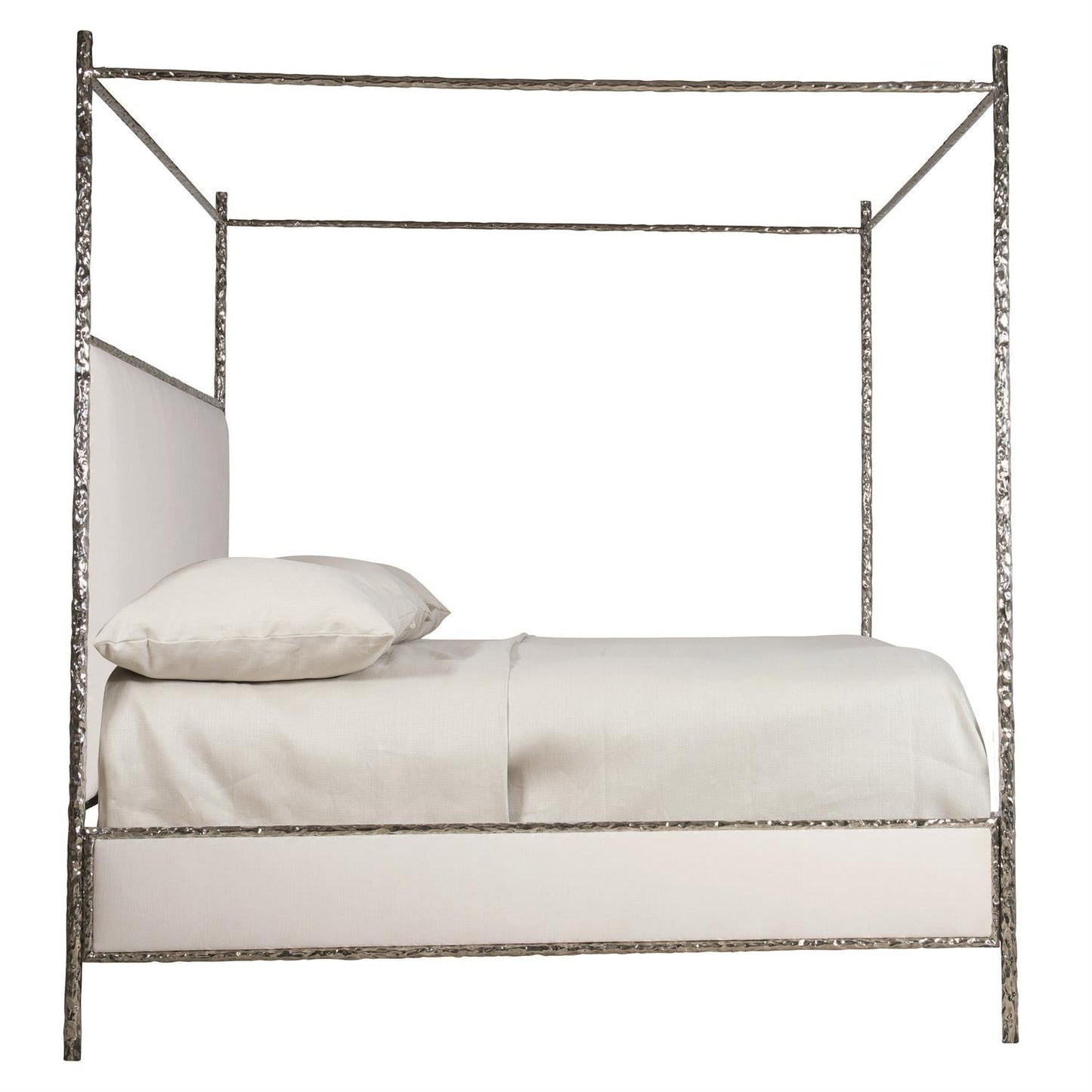 Odette Fabric Canopy King Bed - Custom.