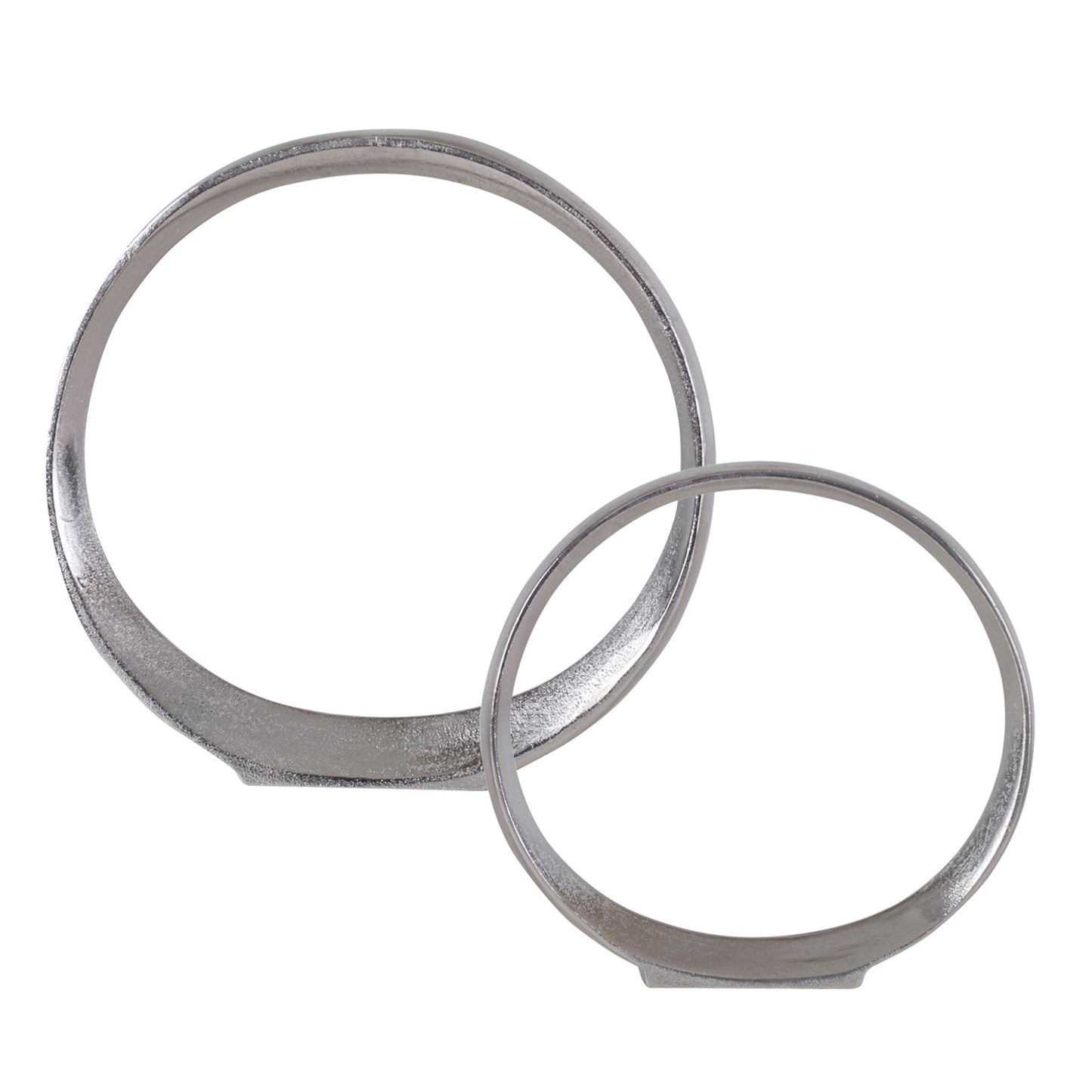 Orbits Nickel Ring Sculptures, S/2.