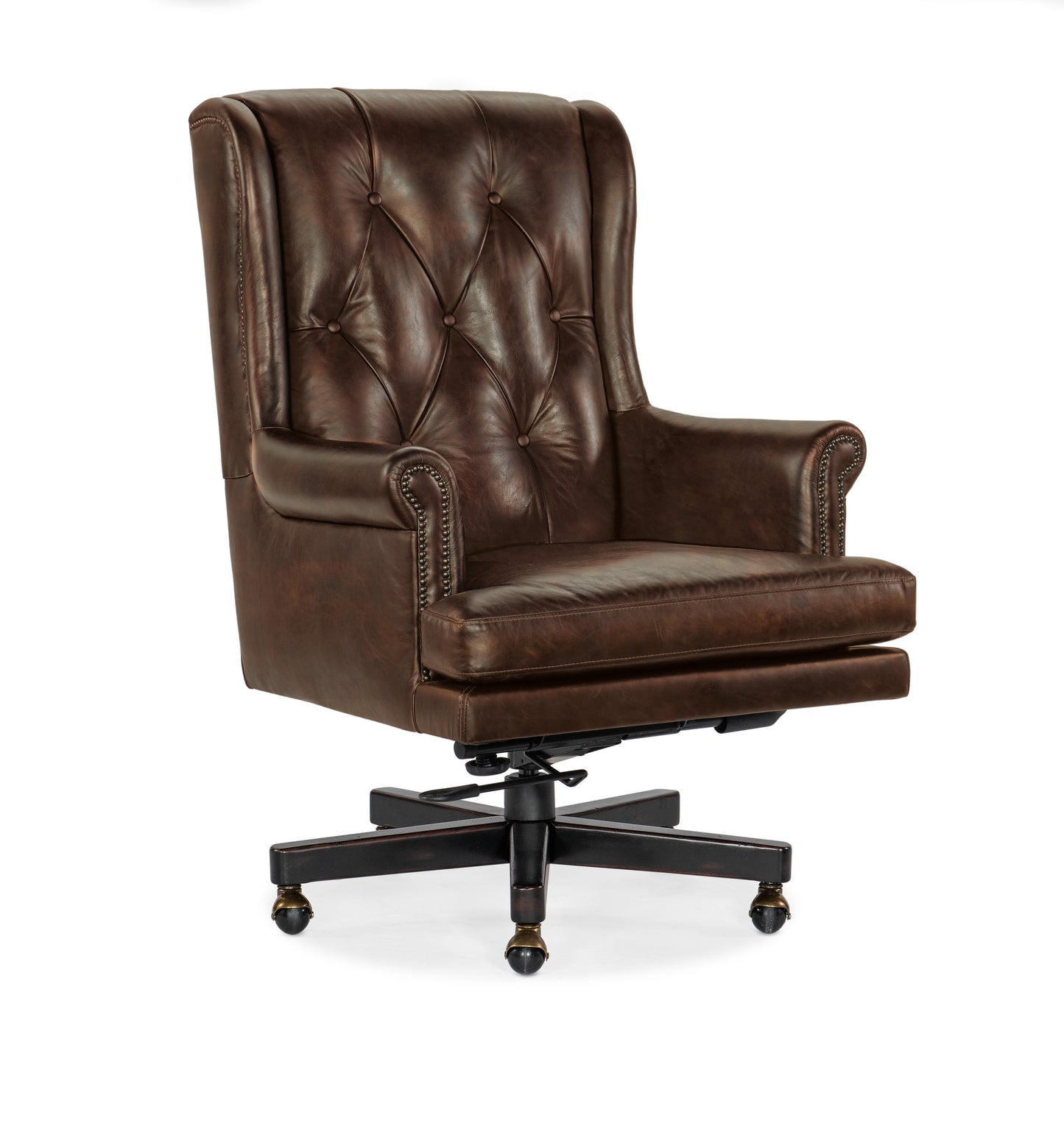 Charleston Executive Swivel Tilt Chair - Old Saddle Cocoa.