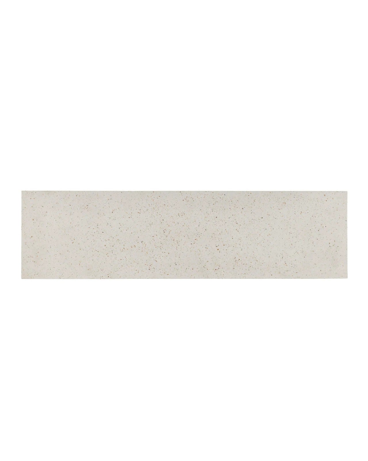 Carson Ivory Terrazzo Console Table.