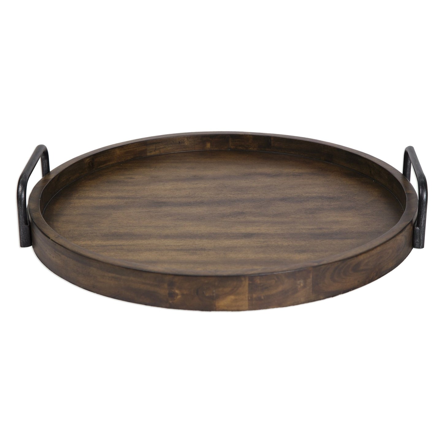 Reine Round Wooden Tray.