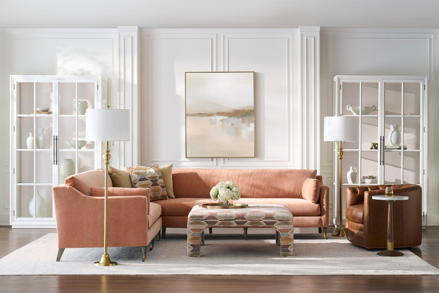 Dolce Sectional Sofa - Desert.