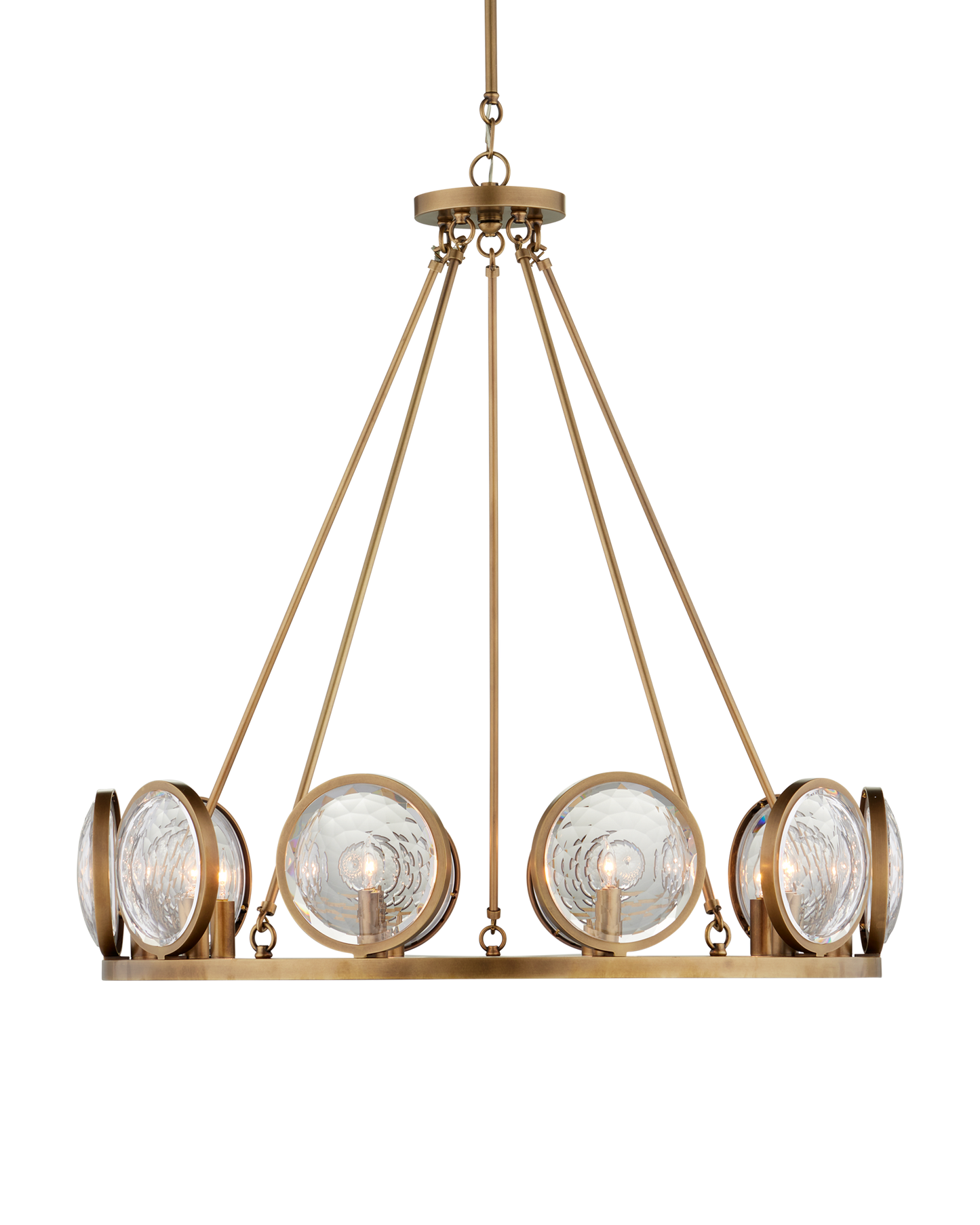 MarjieScope Brass Chandelier.