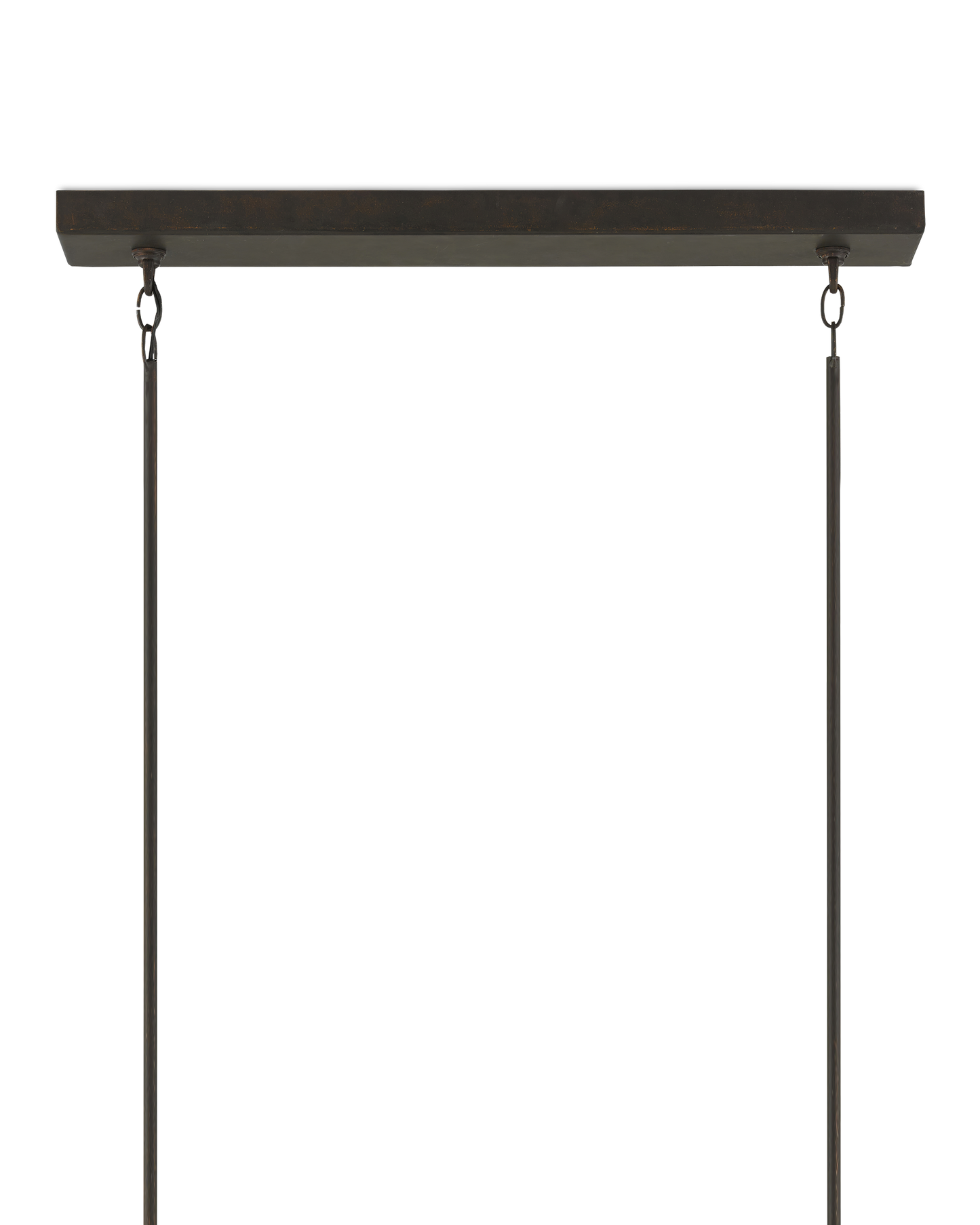 Middleton Rectangular Bronze Chandelier.