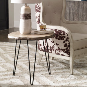 Runay Wood Slab Side Table - #shop_name End Tables & Accent Tables