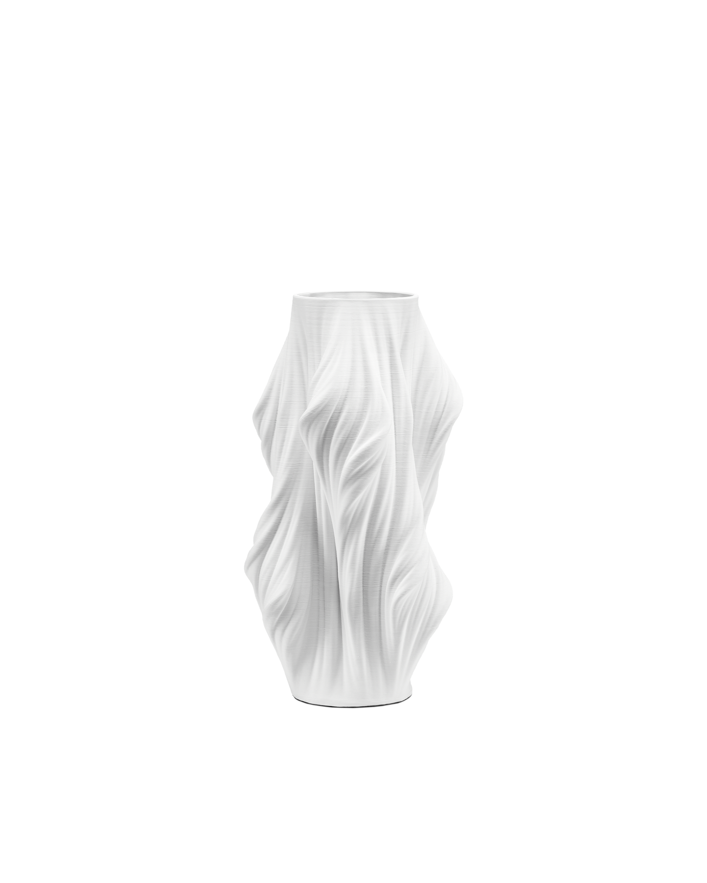 Yin Small White Vase.