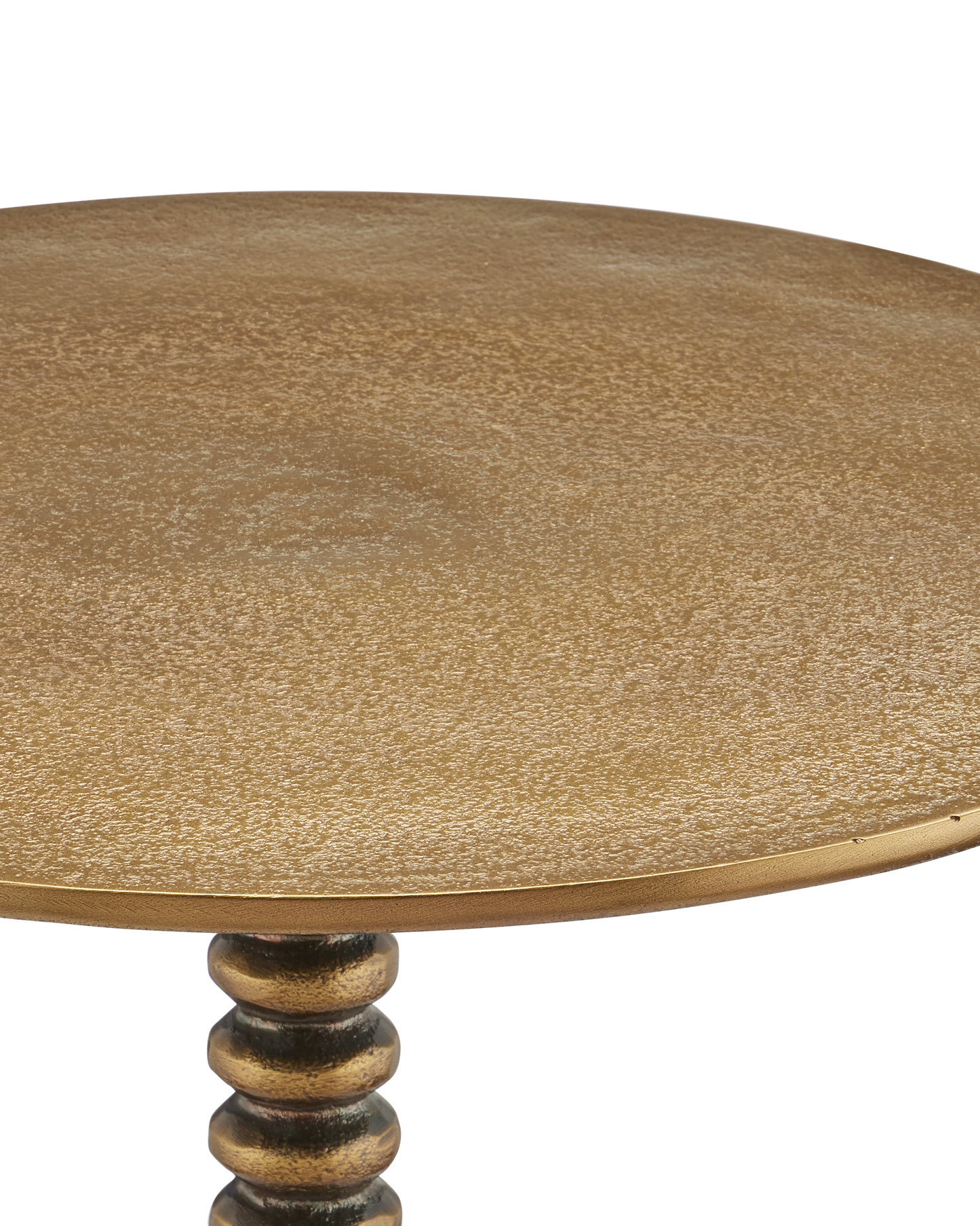 Dasari Brass Accent Table.