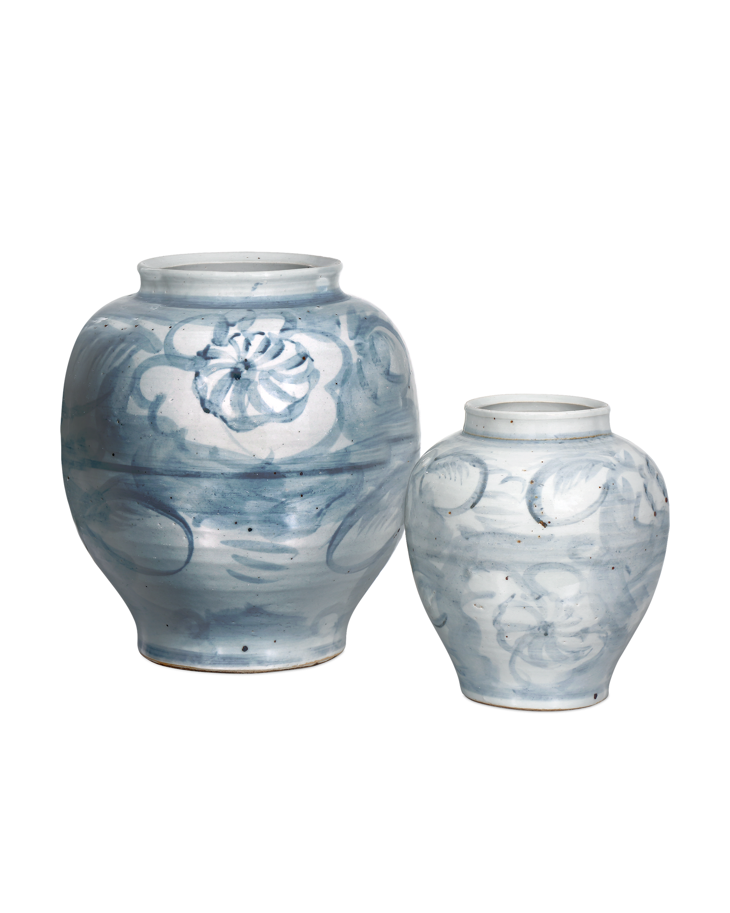Ming-Style Countryside Medium Preserve Pot.