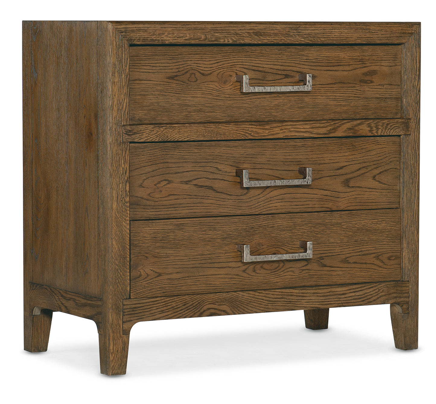 Chapman Three-Drawer Nightstand.