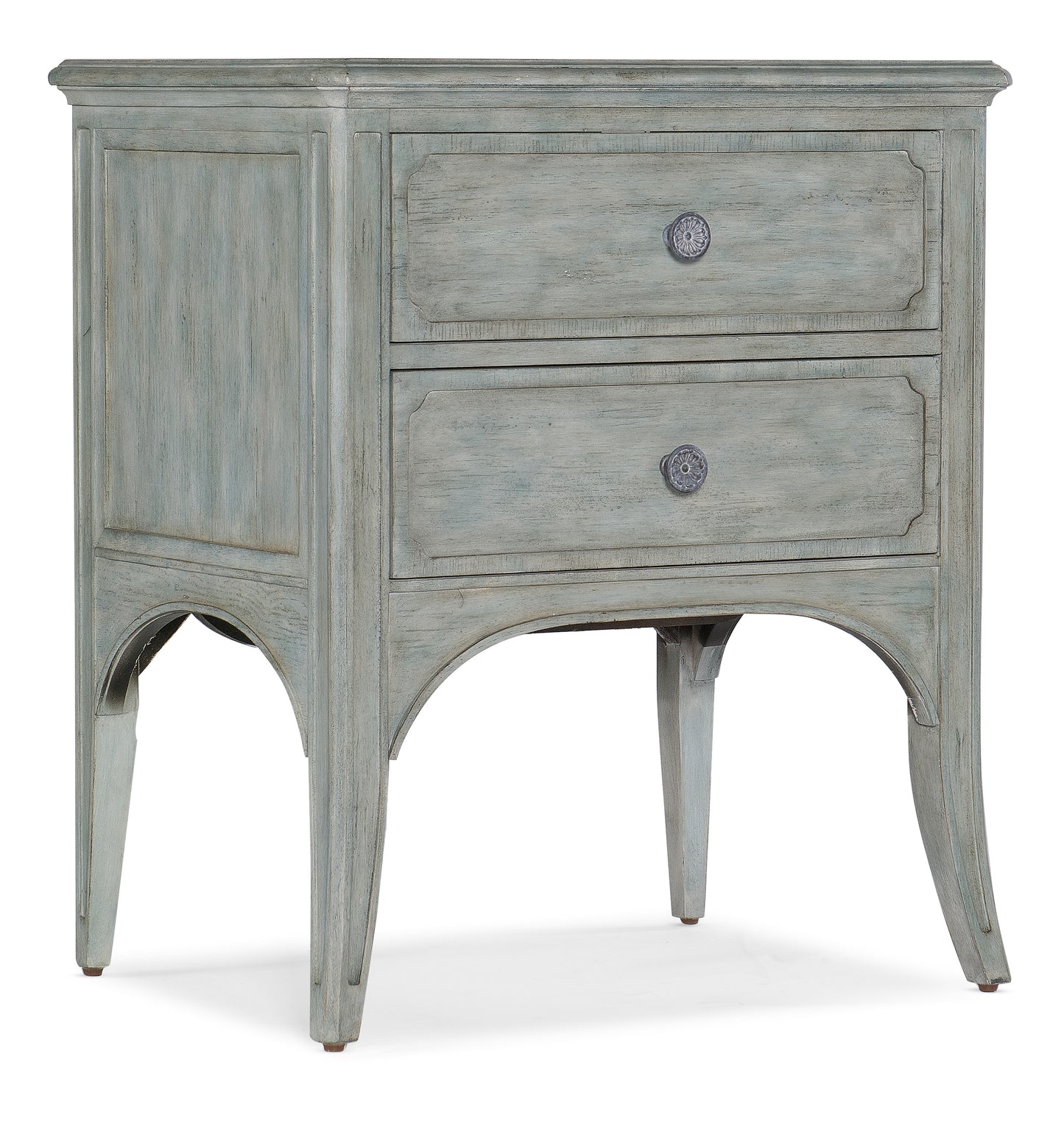 Charleston Two-Drawer Accent Table.