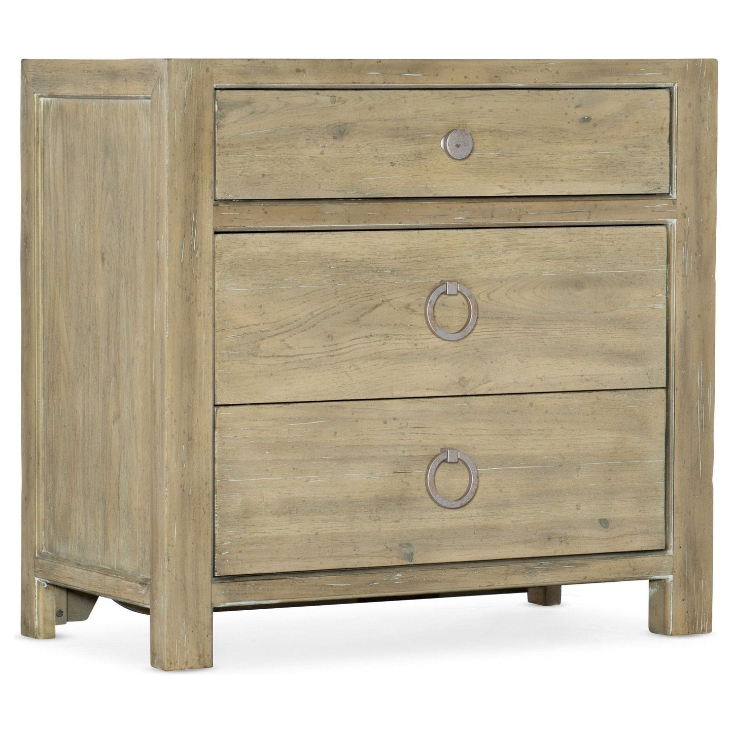 Surfrider Three-Drawer Nightstand.