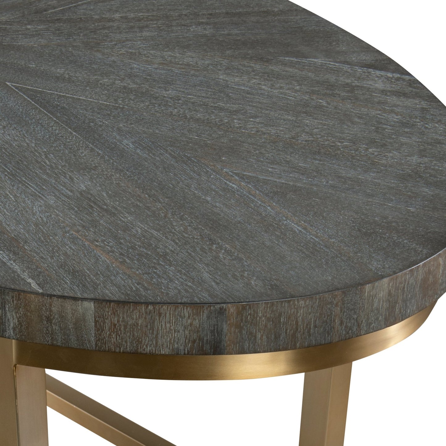 Taja Walnut Oval Desk.