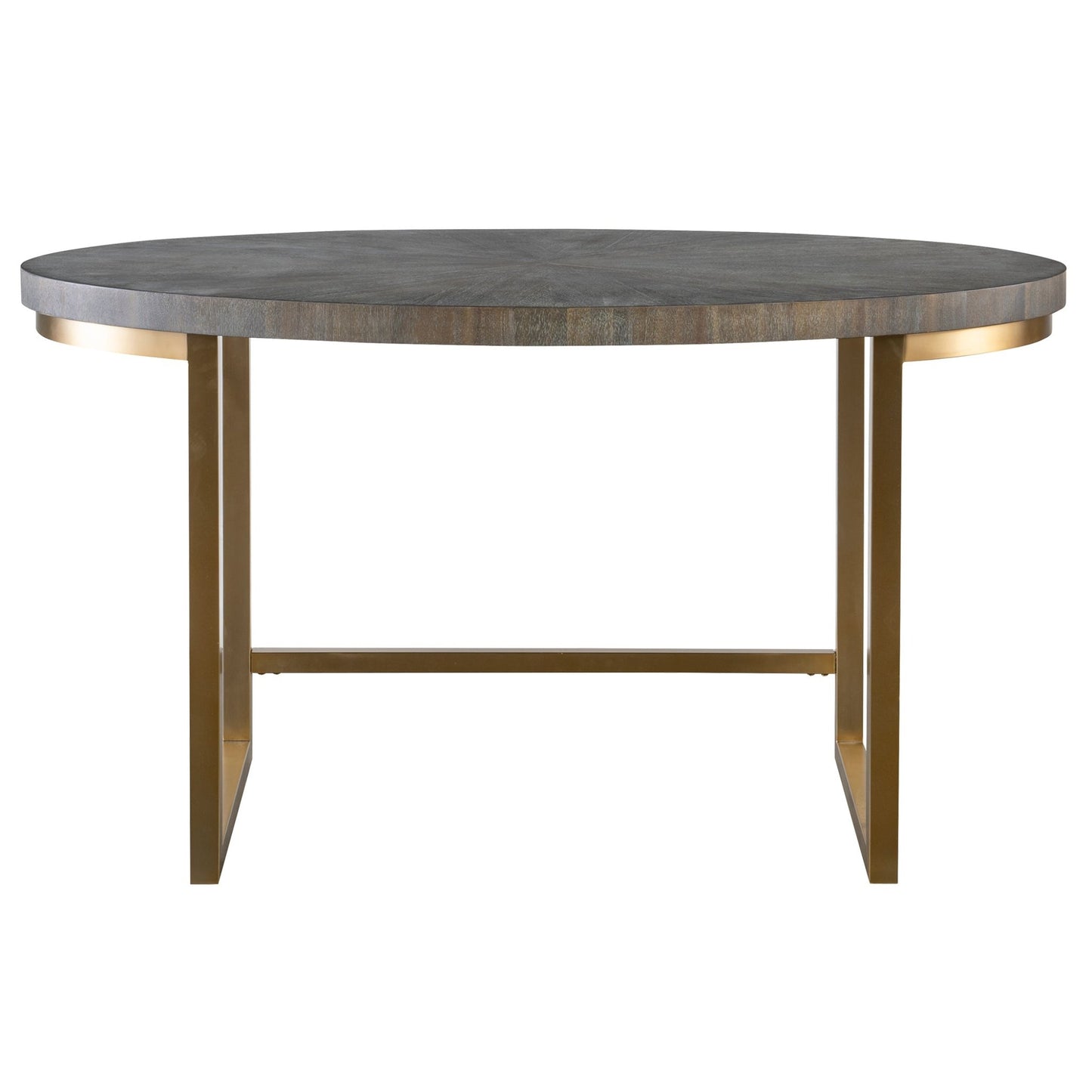 Taja Walnut Oval Desk.