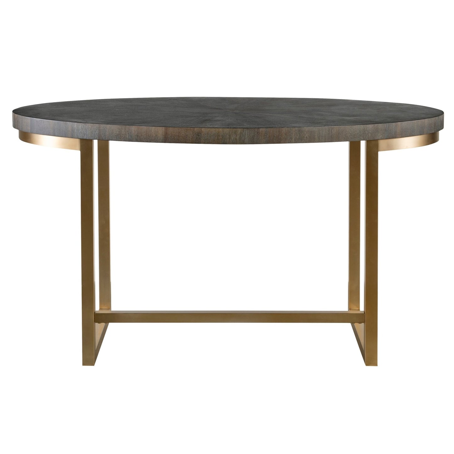 Taja Walnut Oval Desk.
