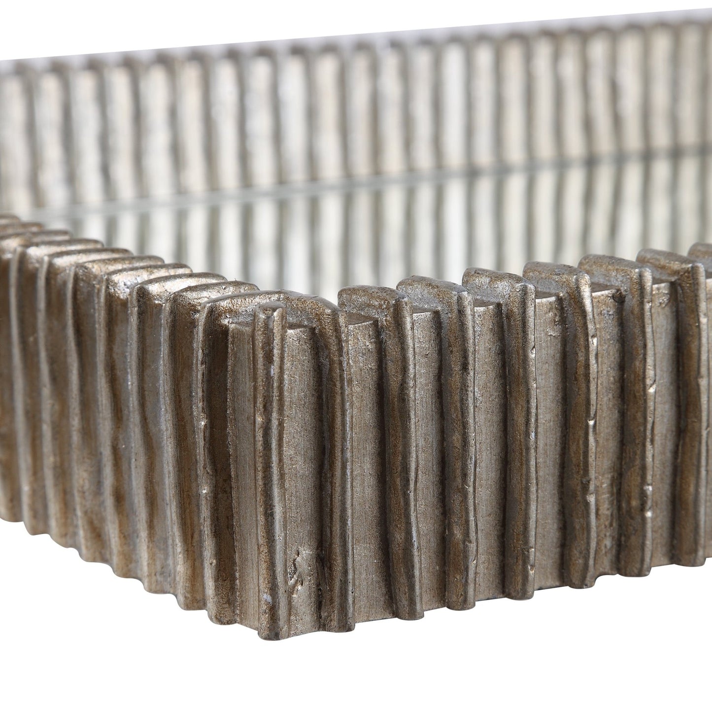 Talmage Silver Mirrored Tray.