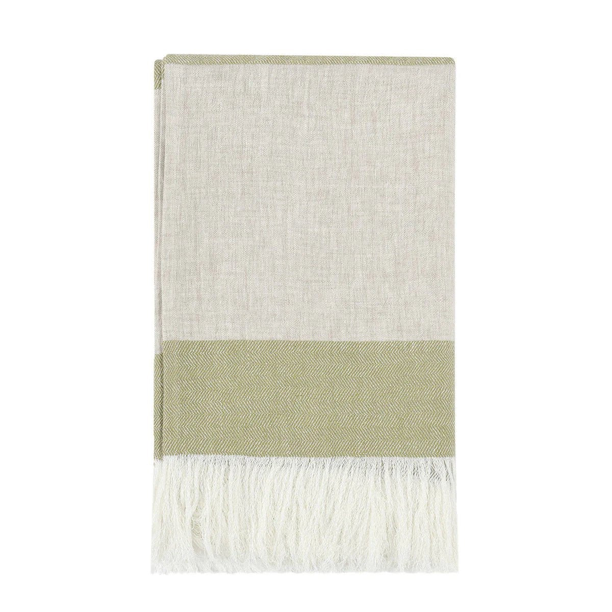 TC Talara Throw - Wheat Green/Natural.