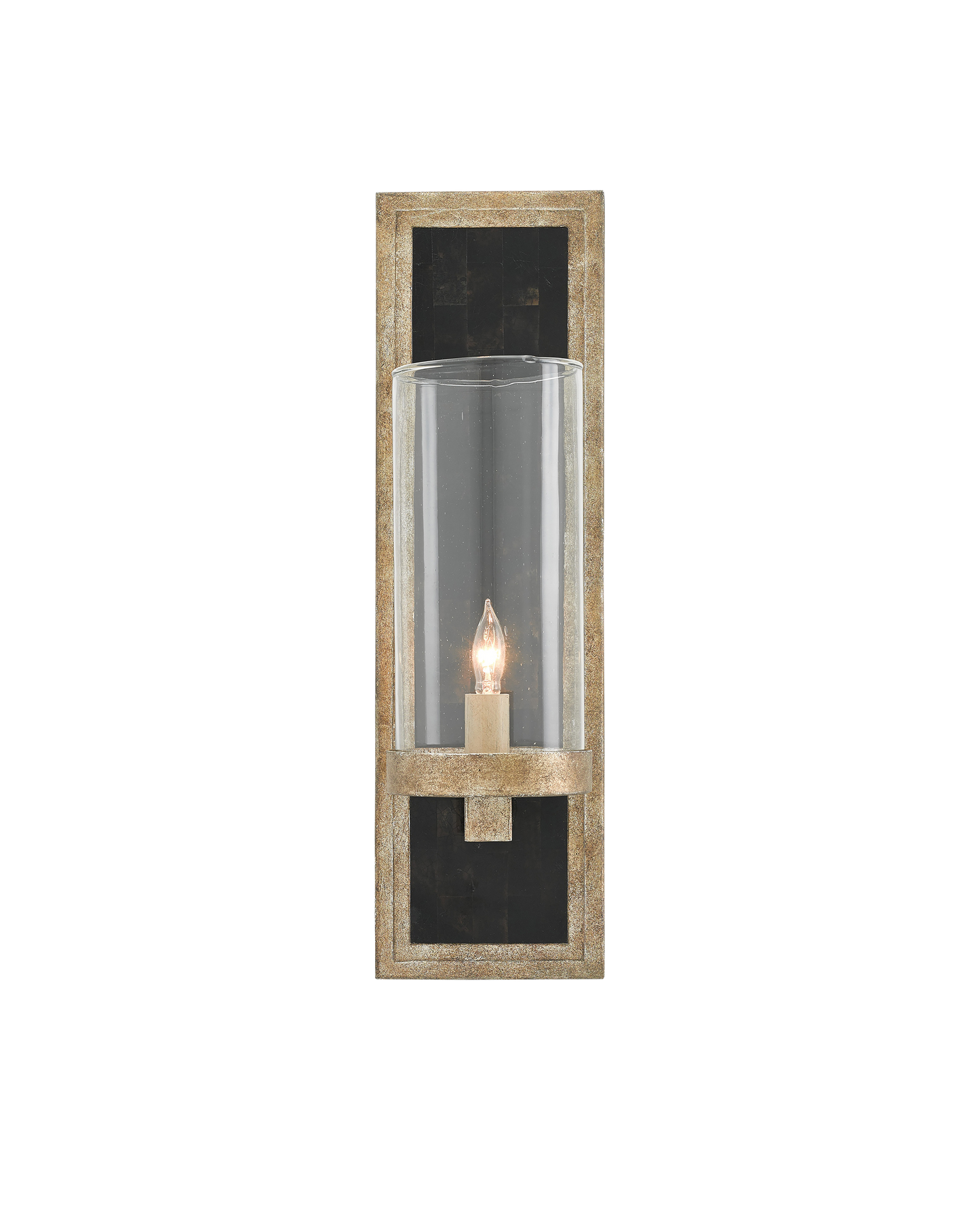Charade Silver Wall Sconce.