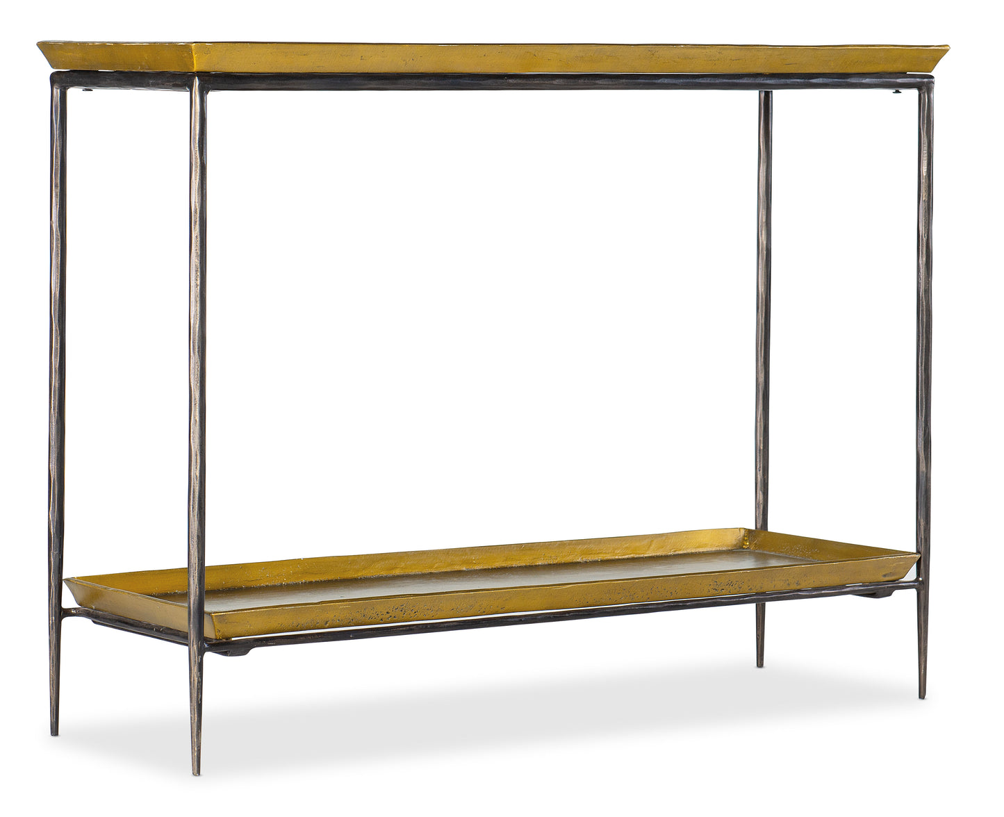 Commerce & Market Tray Top Metal Console.