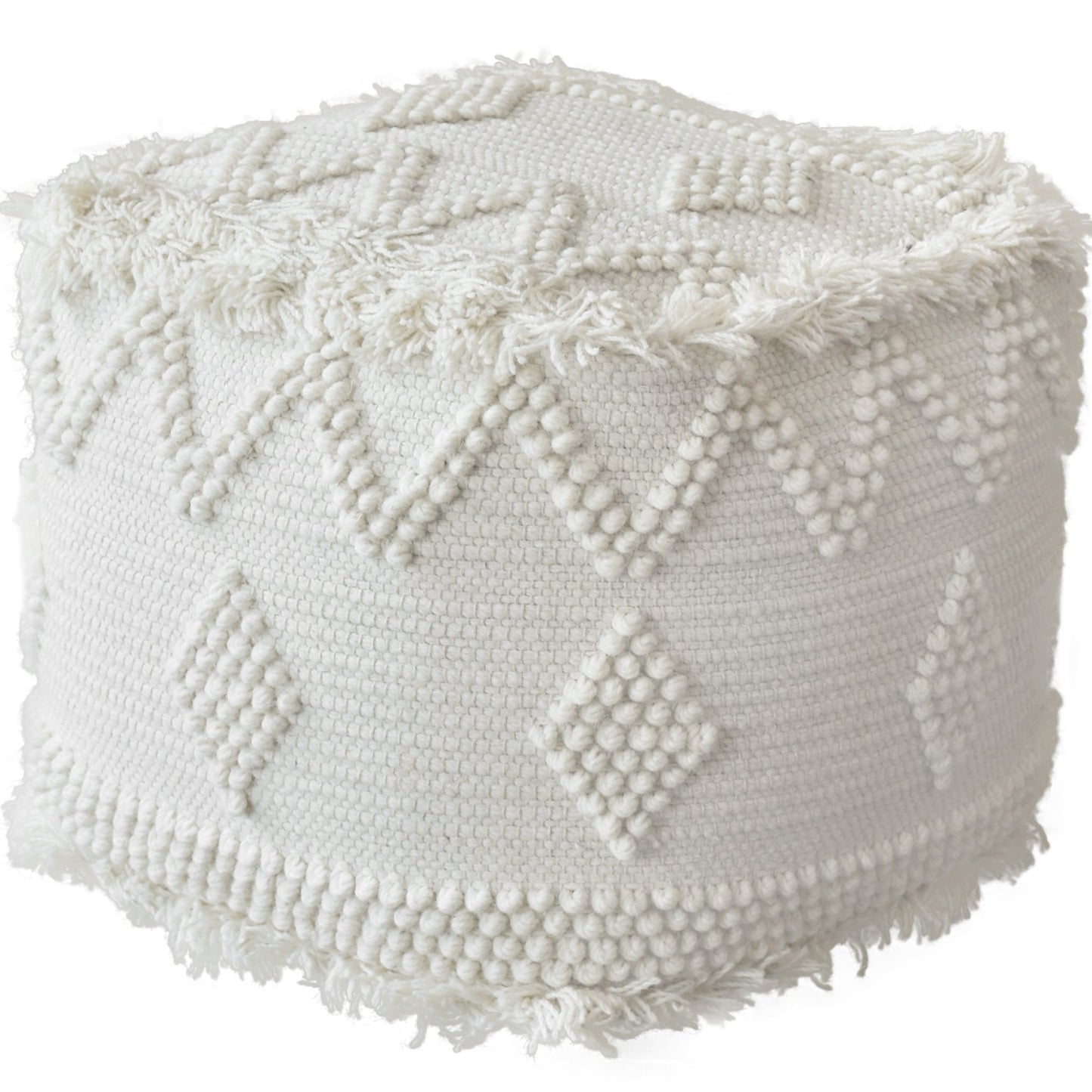 Uriah Ivory Pouf.