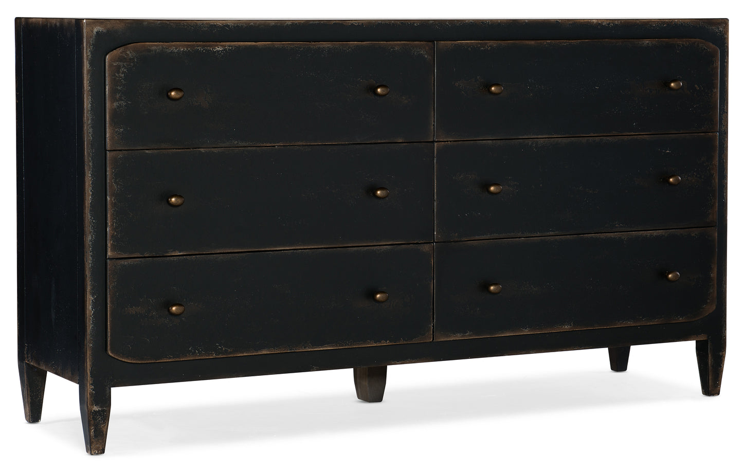 Ciao Bella Six-Drawer Dresser- Black.