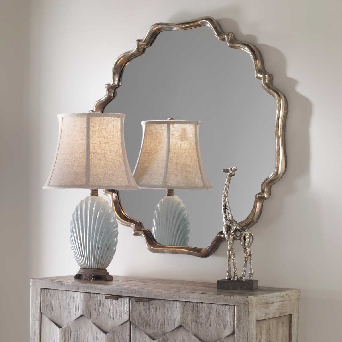 Valentia Silver Mirror.