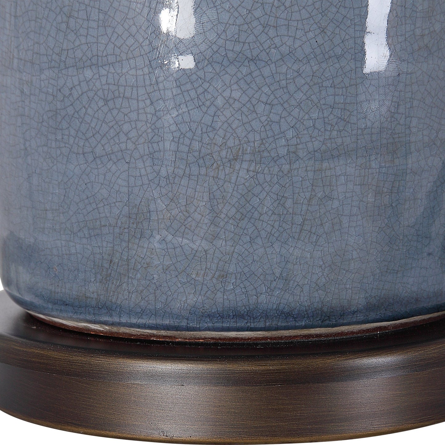 Vicente Slate Blue Table Lamp.