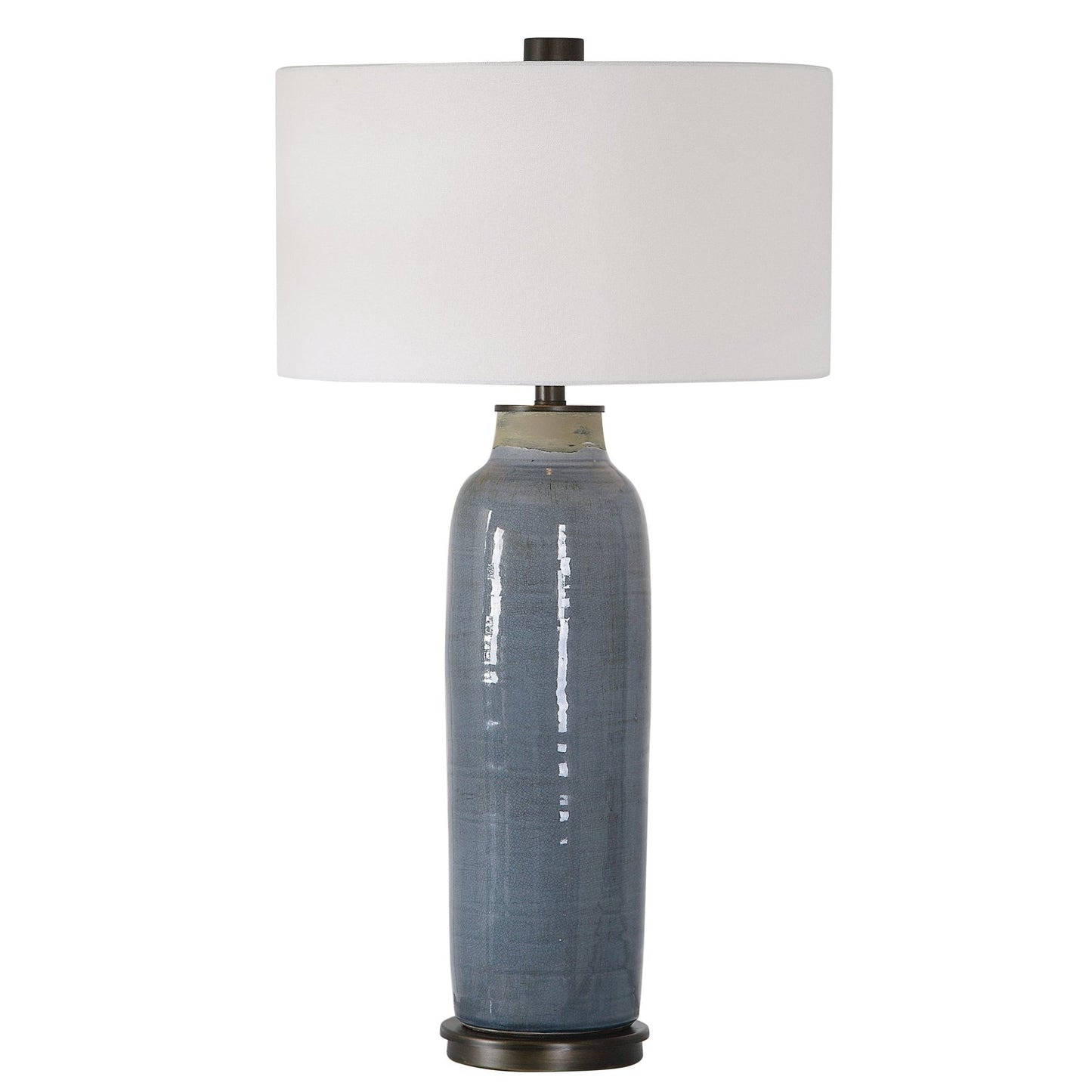 Vicente Slate Blue Table Lamp.