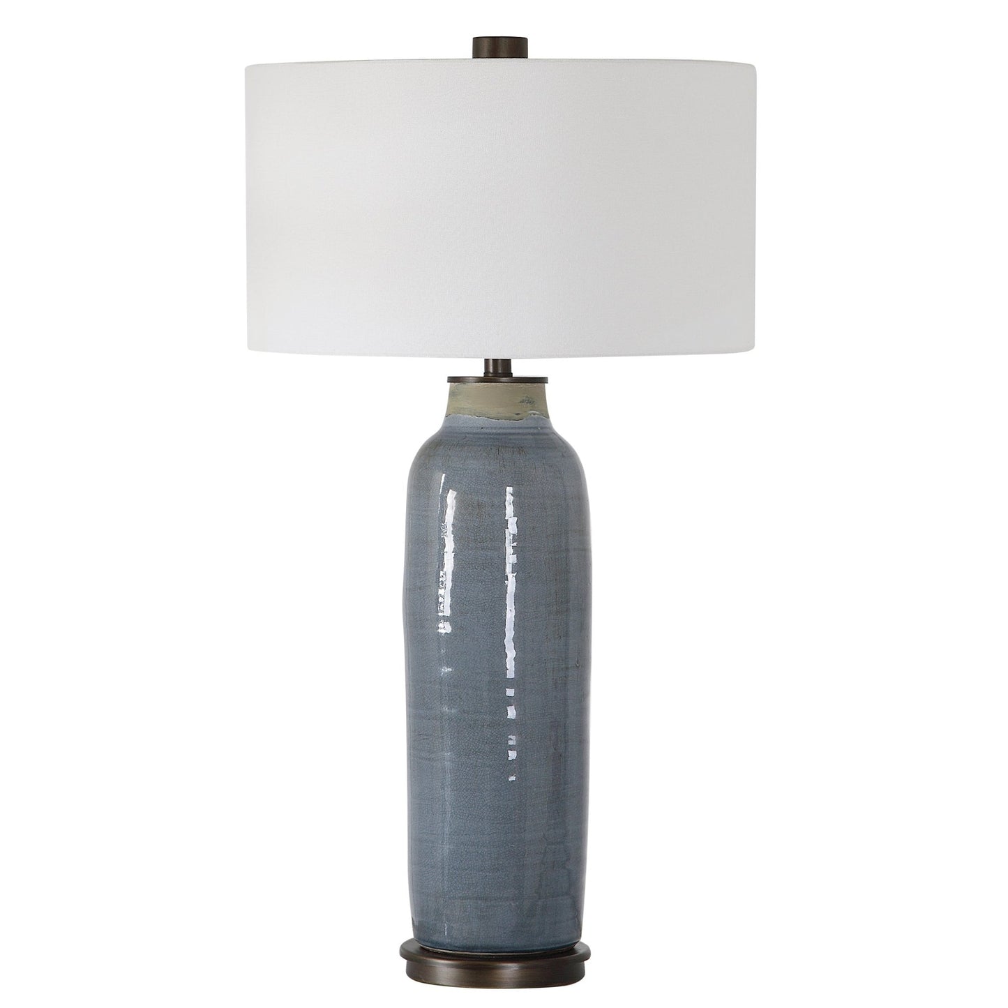Vicente Slate Blue Table Lamp.