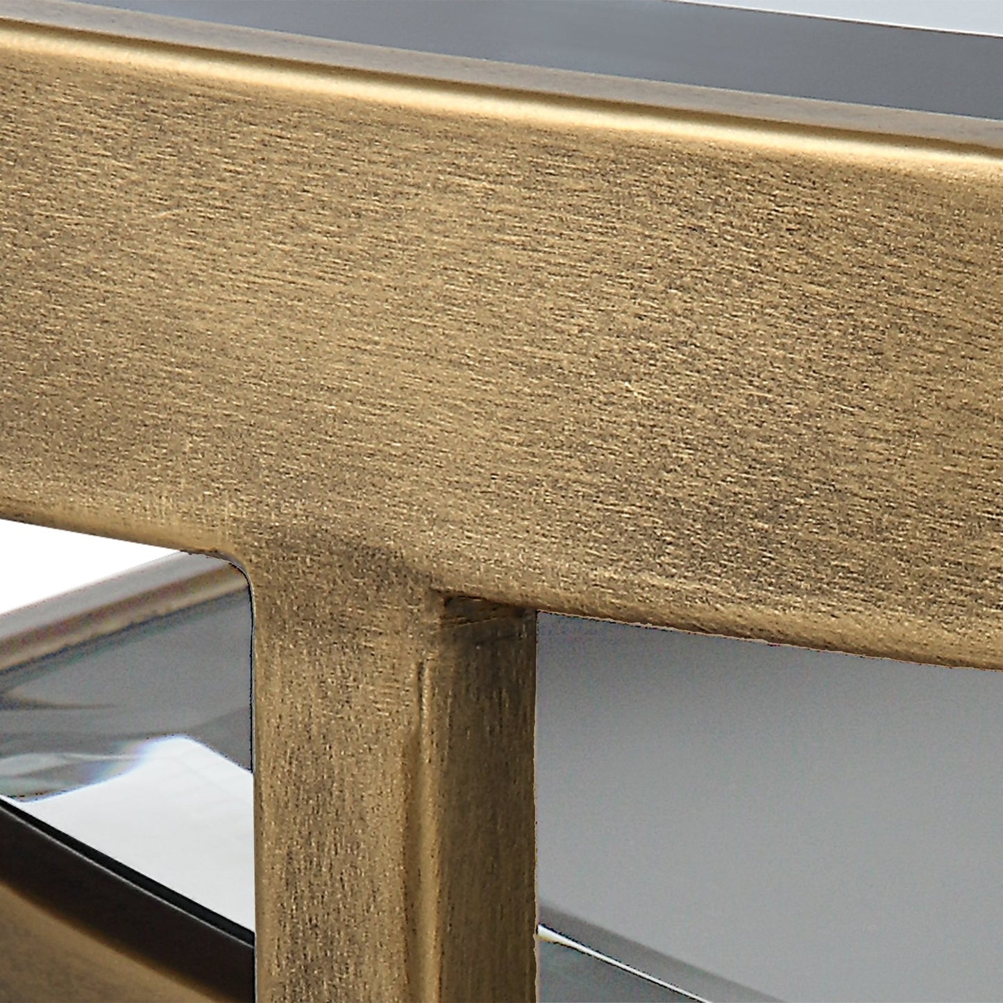 Vista Gold Nesting Tables, Set Of 2.